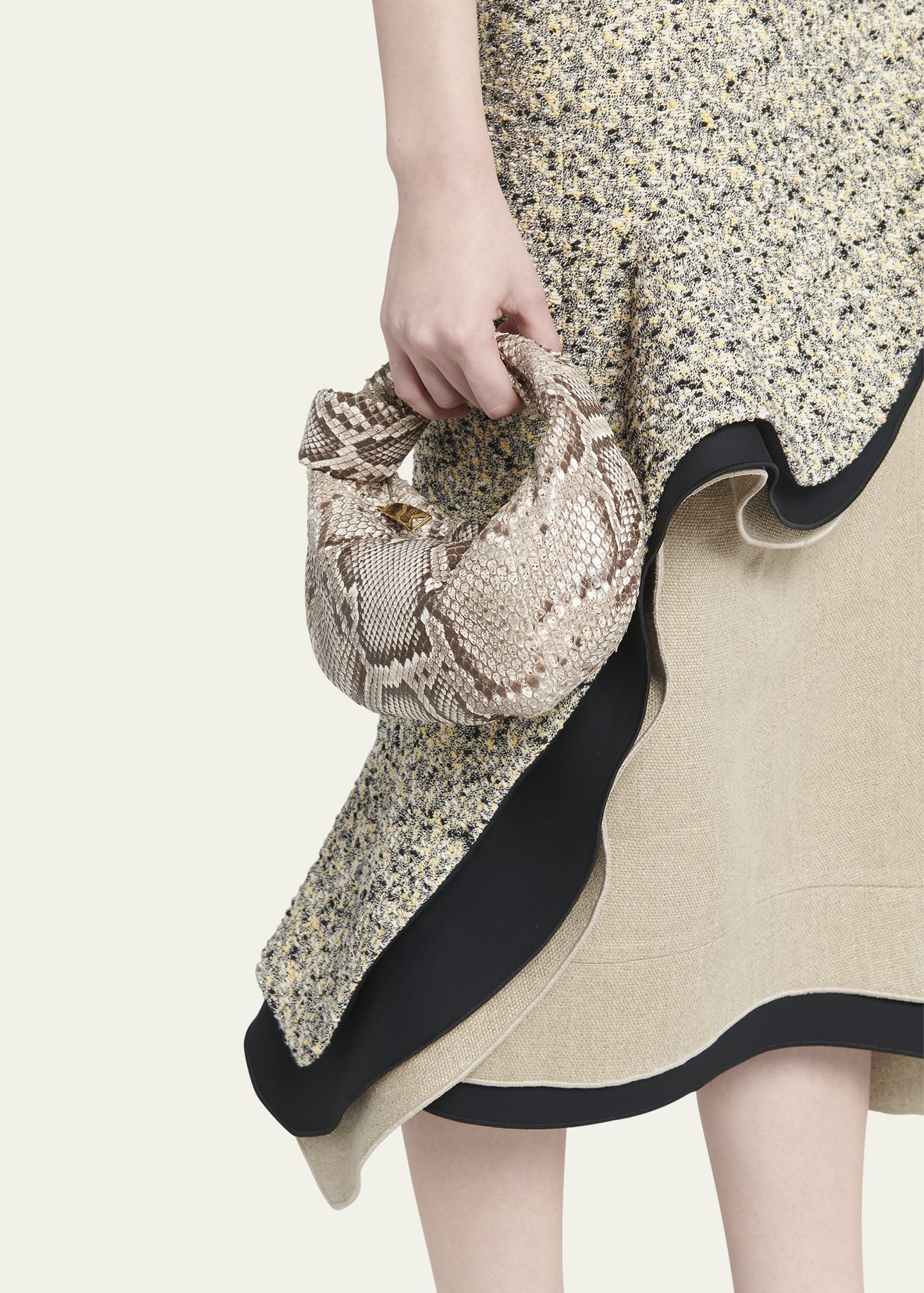 Bottega Veneta Mini Jodie Python Top-Handle Bag - Bergdorf Goodman