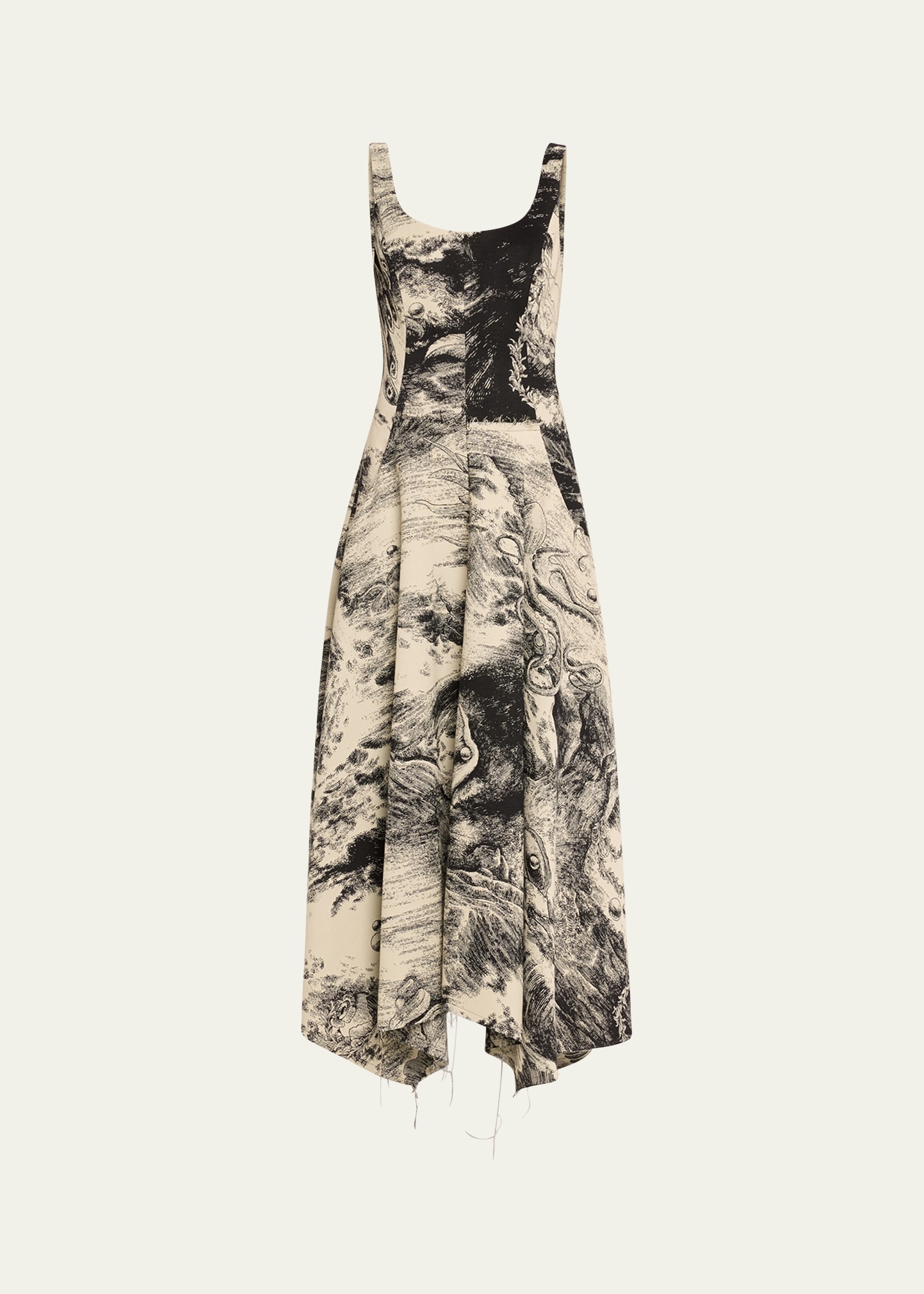 Jason Wu Collection Oceanscape Jacquard Maxi Dress