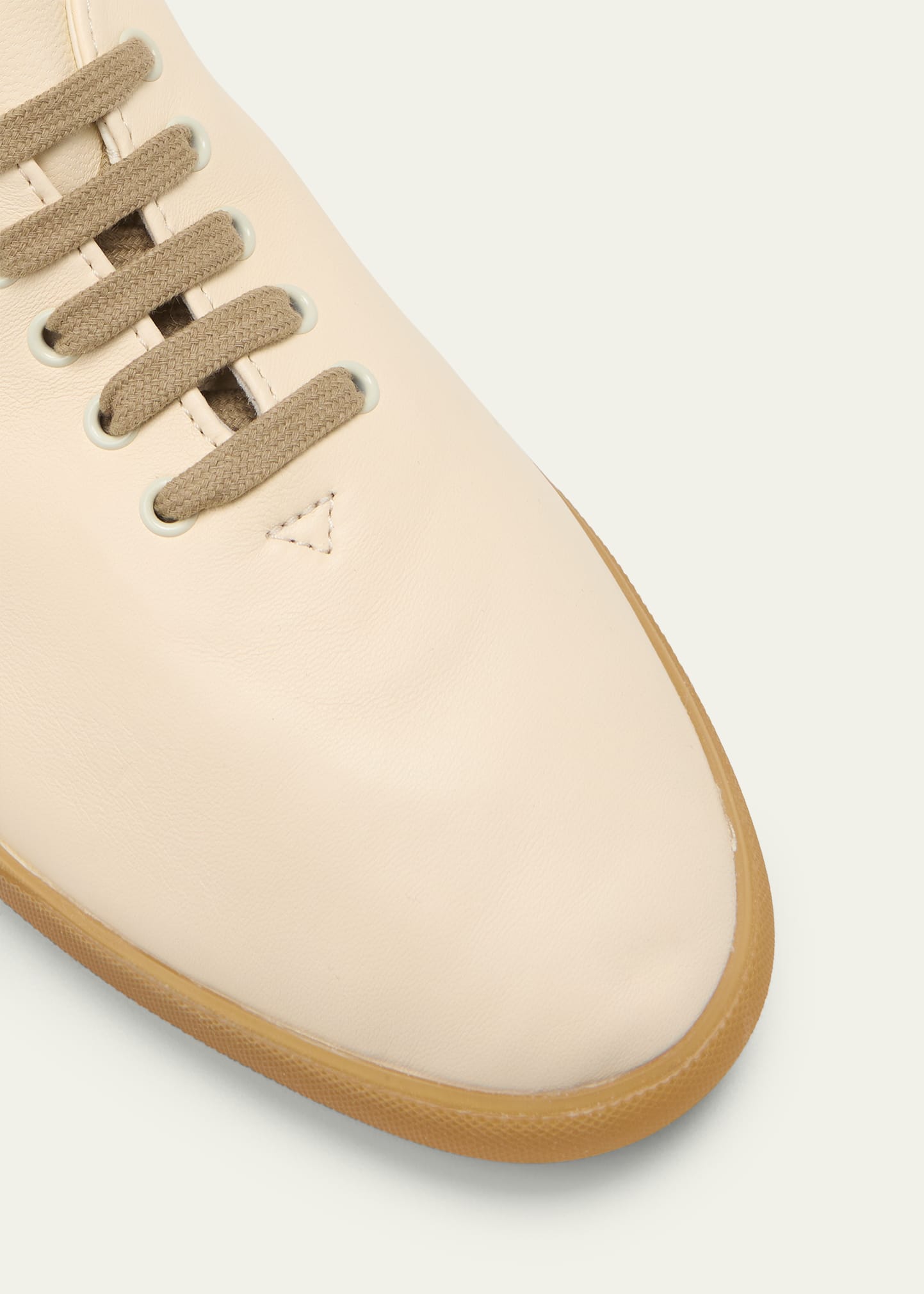 THE ROW Sam Leather Tennis Sneakers - Bergdorf Goodman