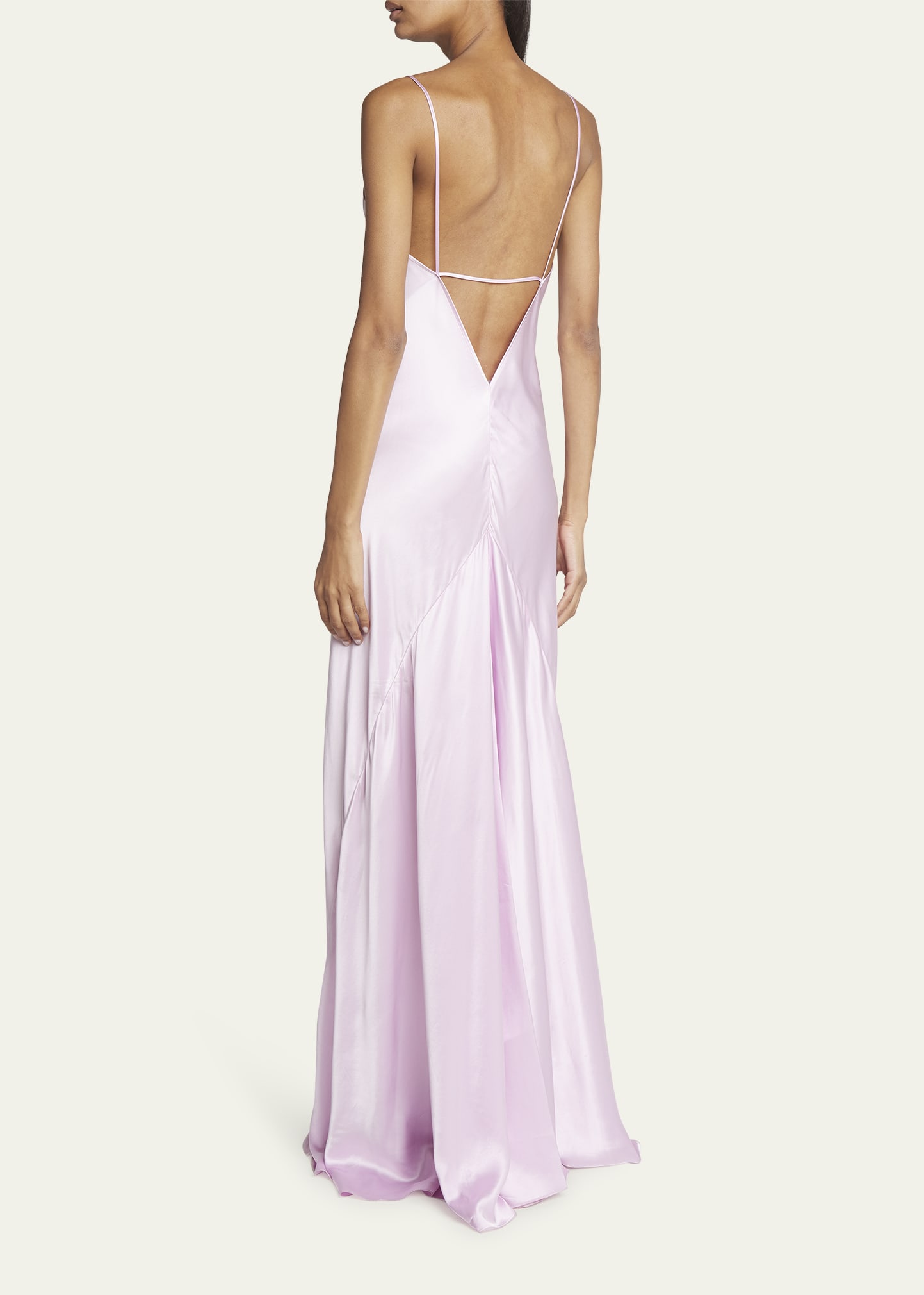 pink satin floor length dress Faviana 11216 Size 2 Lipstick Long Satin Fitted Prom Dress Simple – Glass  Slipper Formals