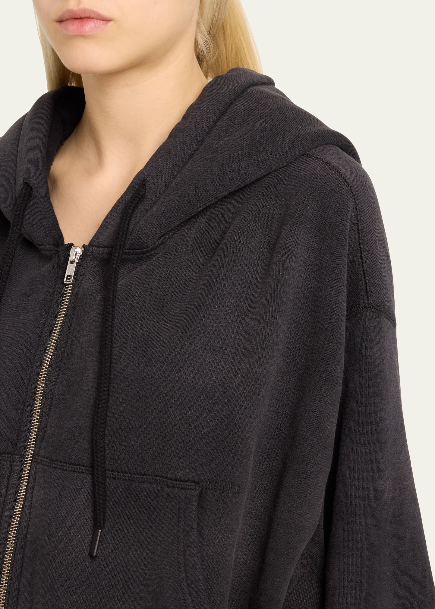 R13 Zip-Front Balloon Hoodie - Bergdorf Goodman