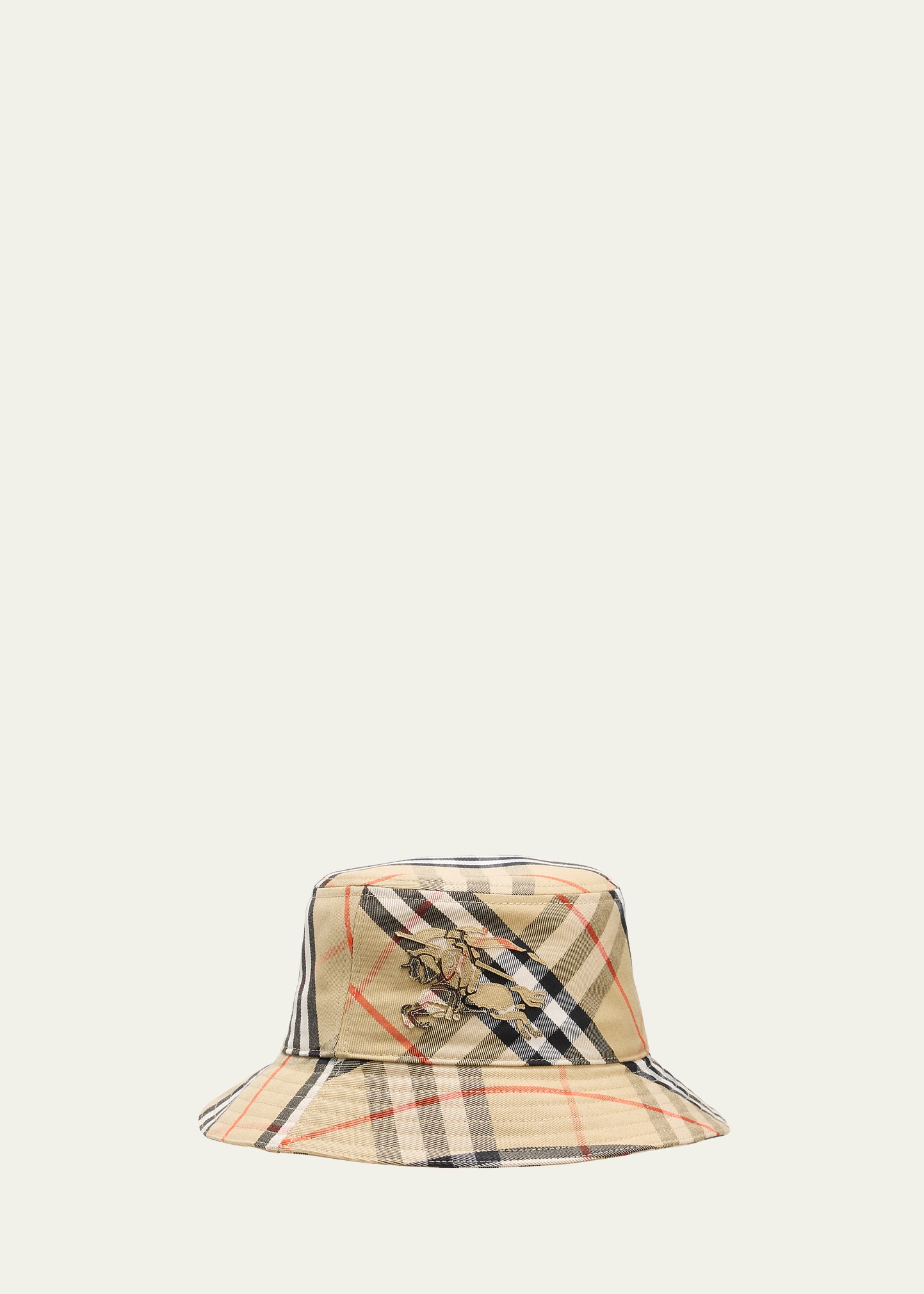 Burberry Men's Check EKD Bucket Hat - Bergdorf Goodman