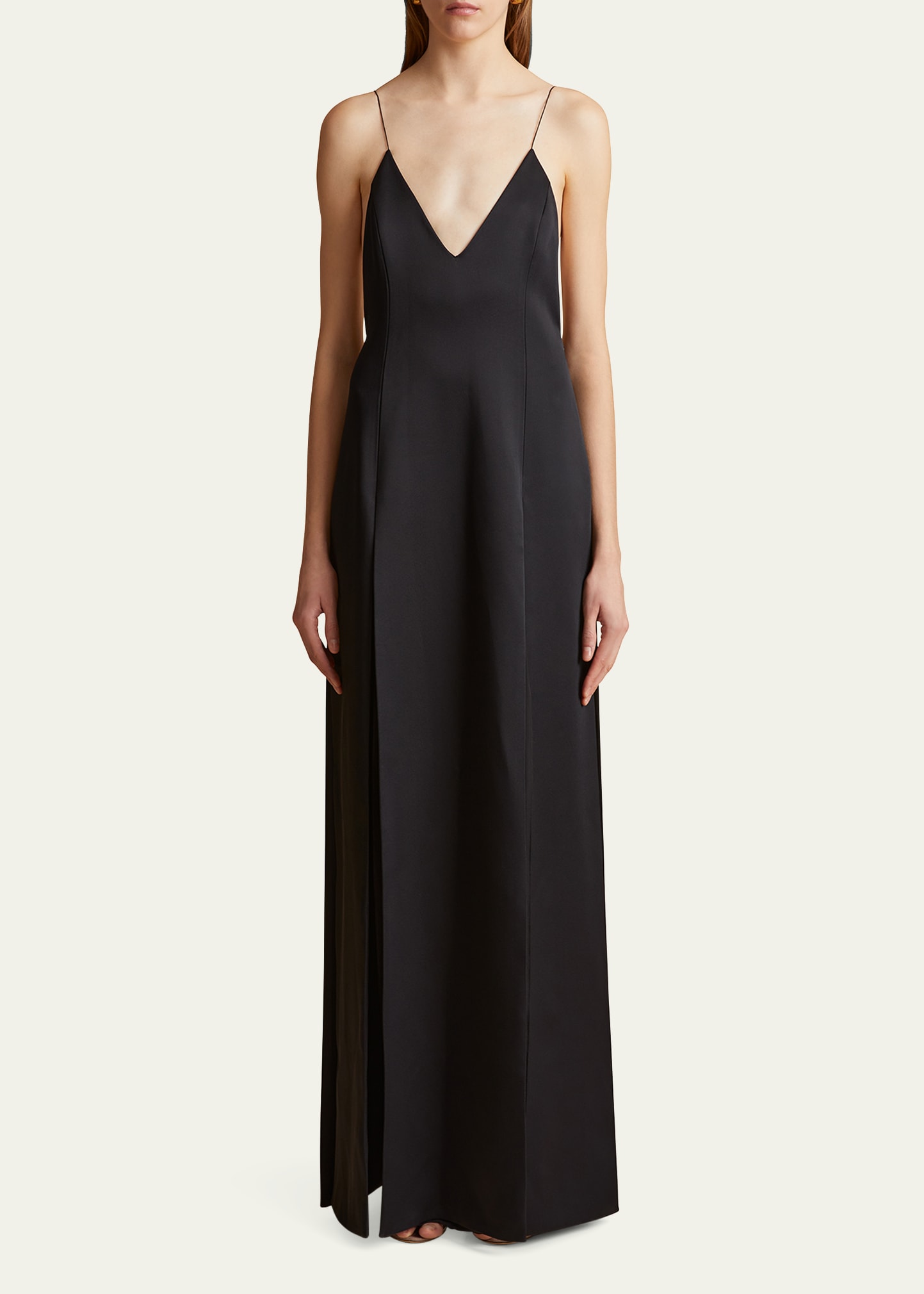 Khaite Nonya Backless Maxi Dress - Bergdorf Goodman