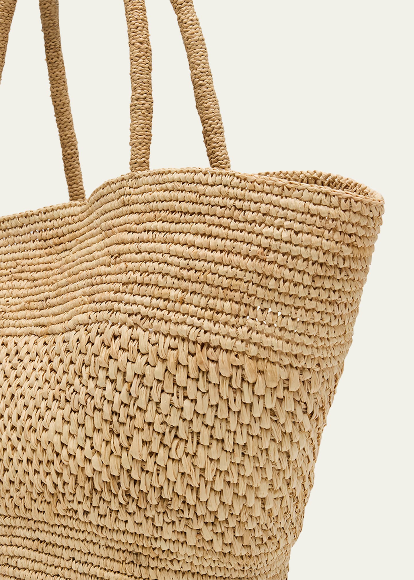 THE ROW Emilie Panier Tote in Raffia - Bergdorf Goodman