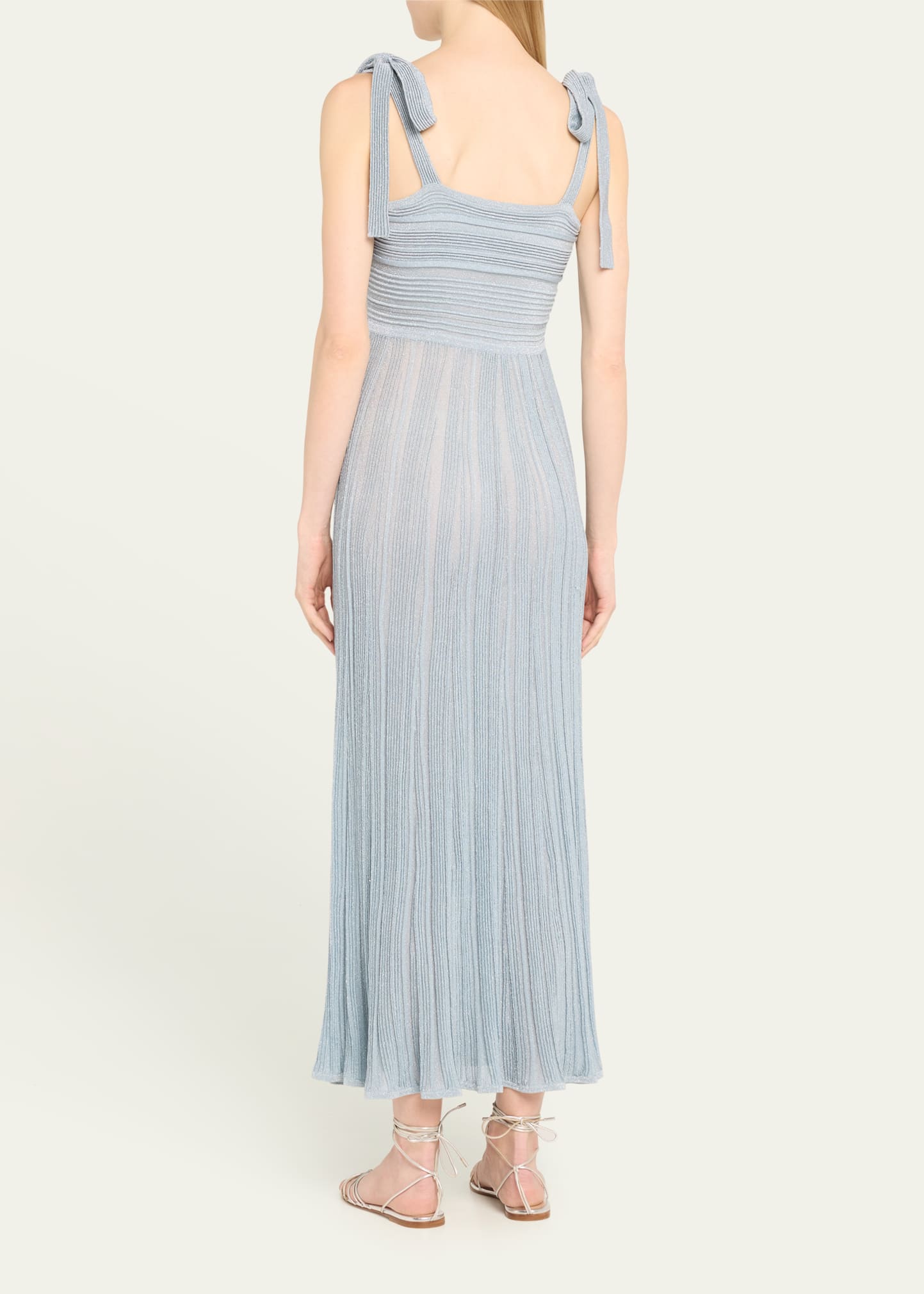 Zimmermann Waverly Metallic Tie Dress - Bergdorf Goodman