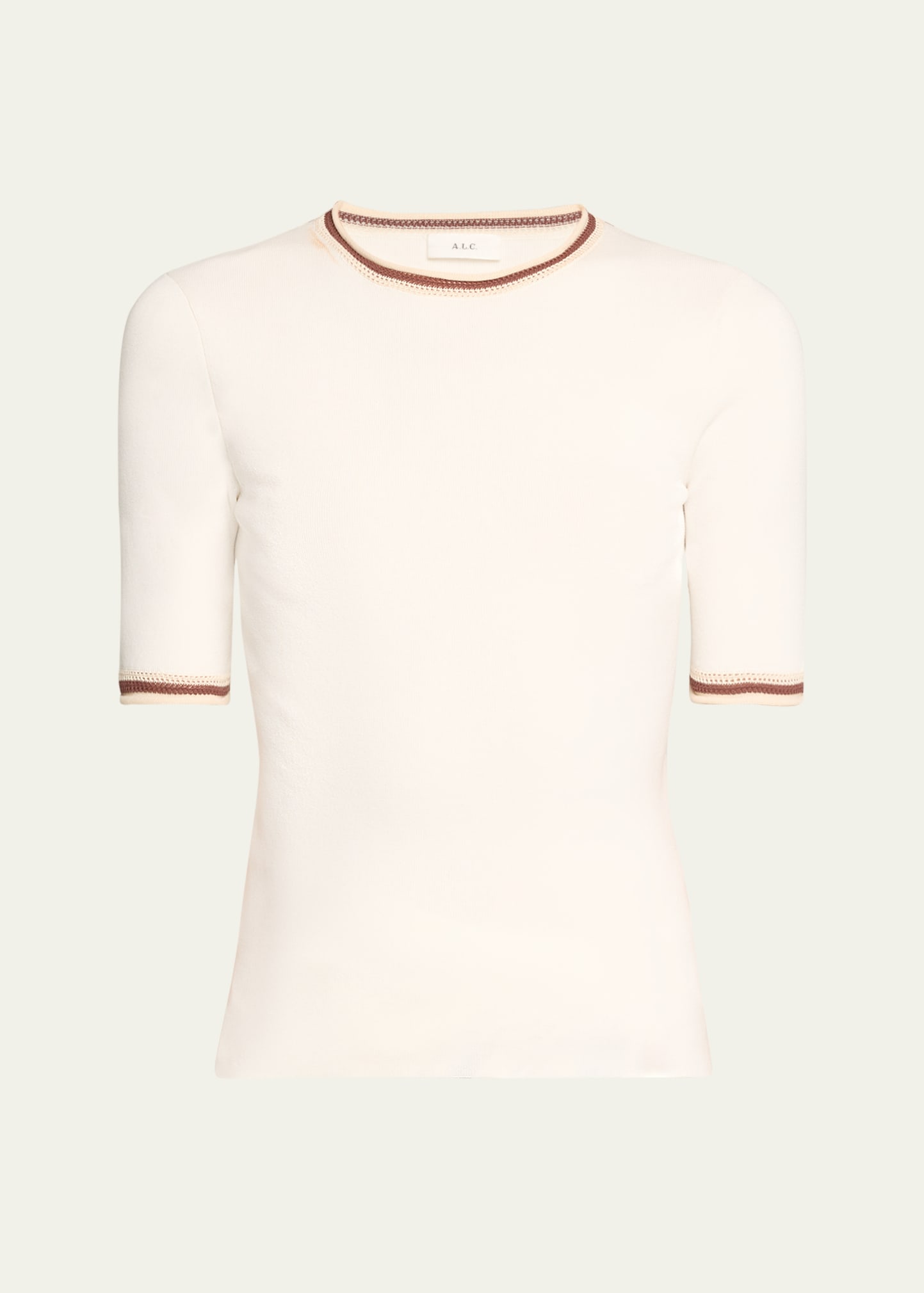 A.L.C. Janie Knit Short-Sleeve Top - Bergdorf Goodman