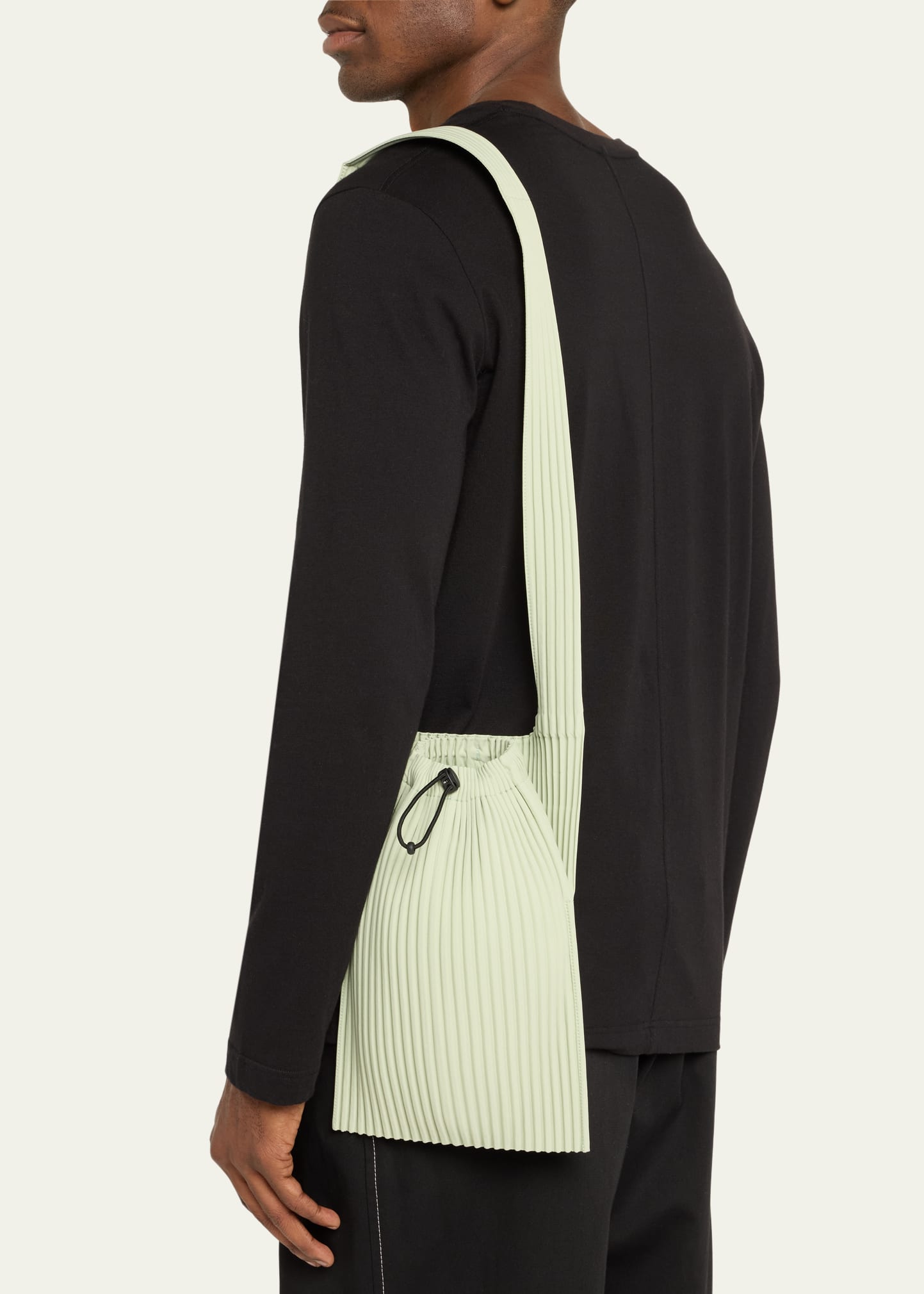 Homme Plisse Issey Miyake Men's Pleated Crossbody Bag - Bergdorf