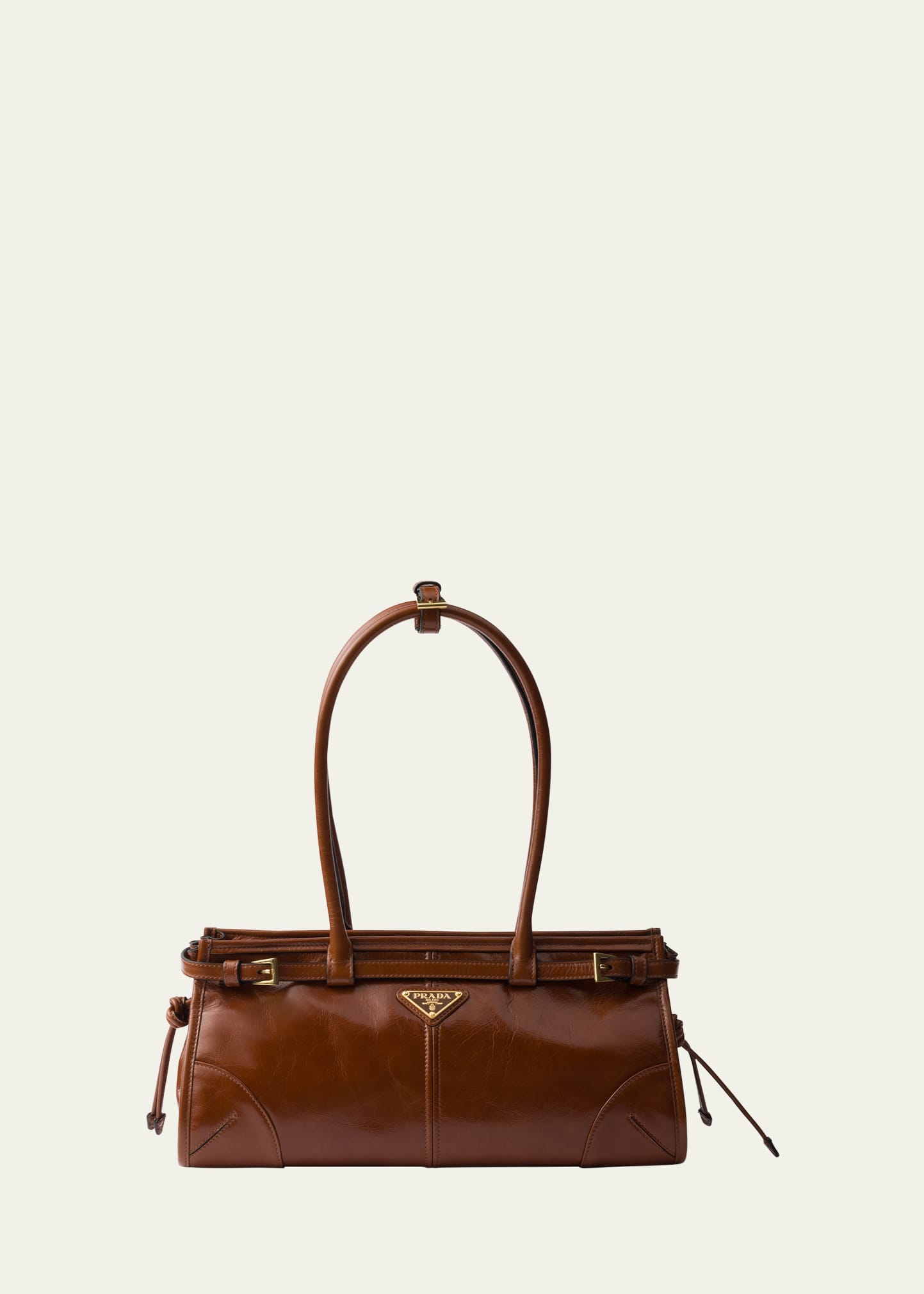 Prada Medium East-West Leather Shoulder Bag - Bergdorf Goodman