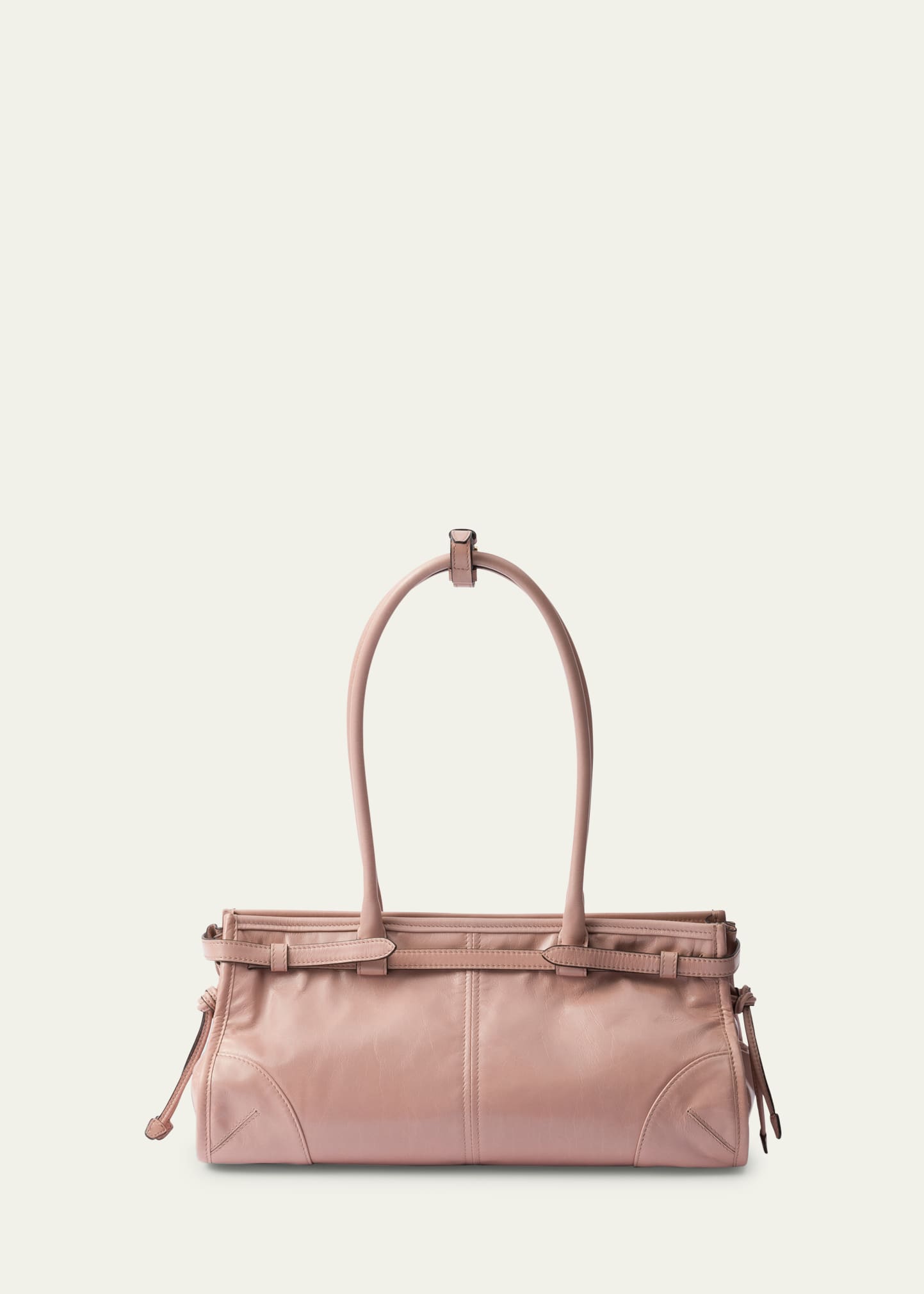 Prada Medium East-West Leather Shoulder Bag - Bergdorf Goodman