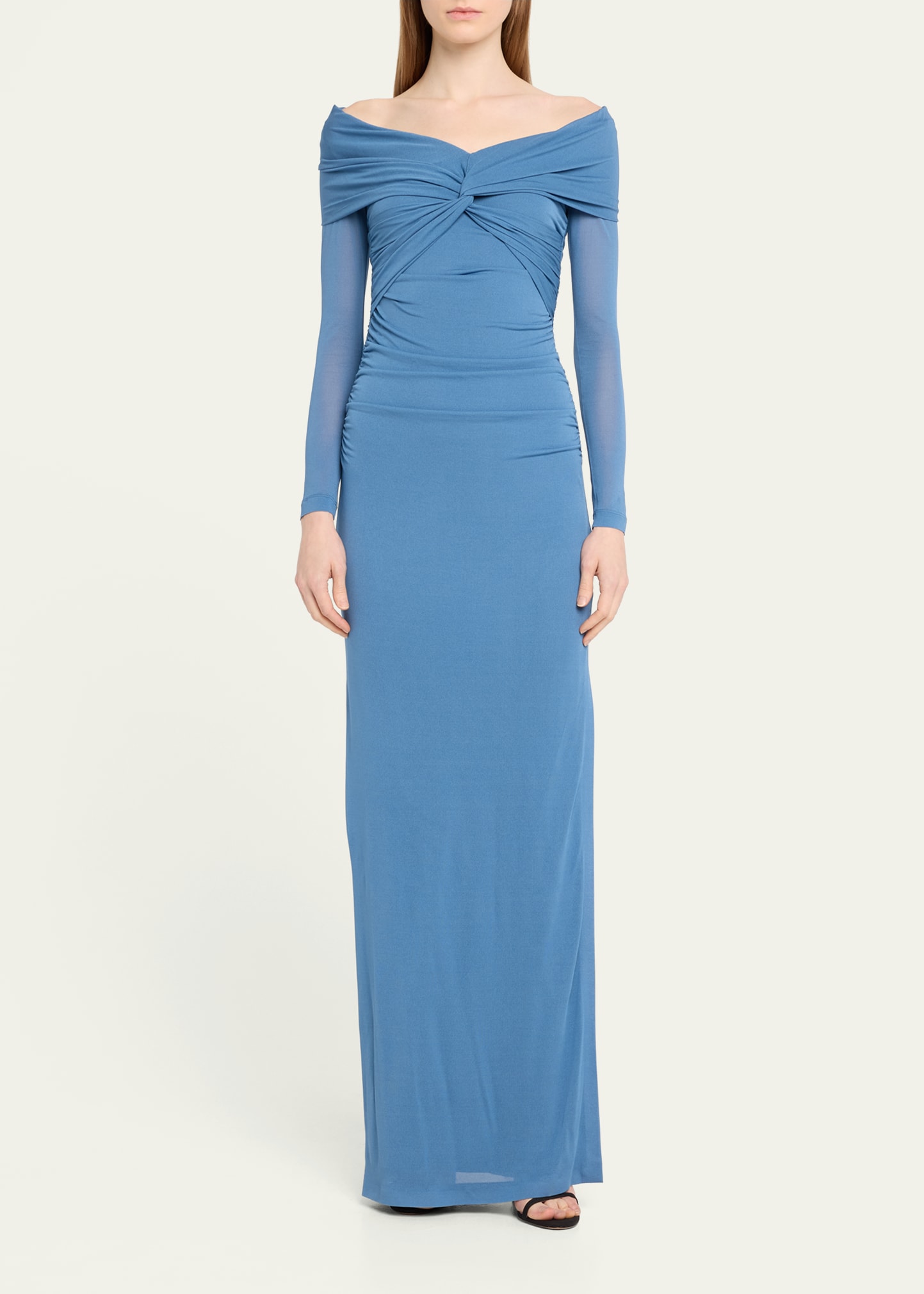 Lauren ralph lauren ruched crepe dress hotsell