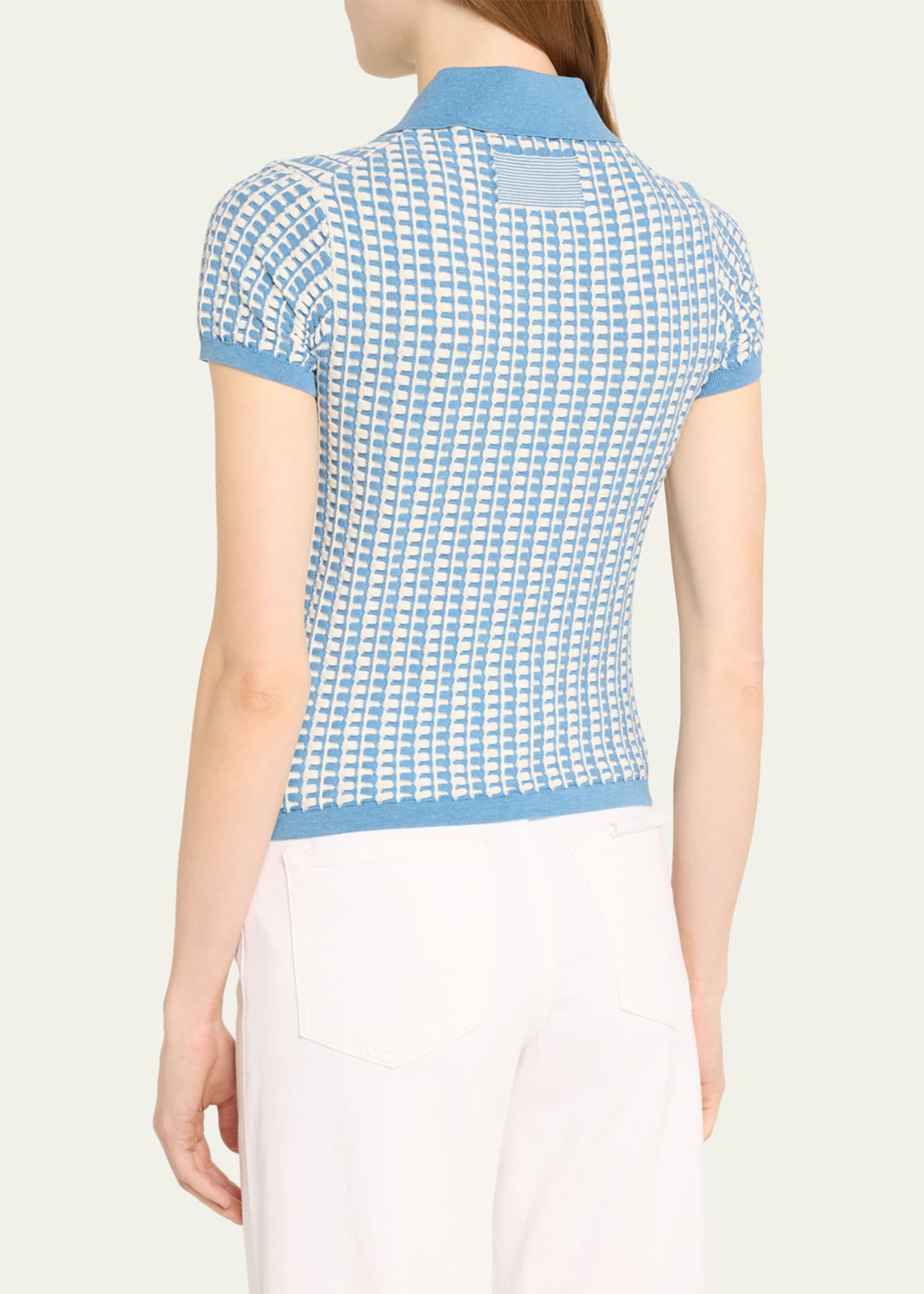 Tシャツ・カットソー GUEST IN RESIDENCE 'Shrunken' polo shirt Shrunken Polo - Midnight – Guest In Residence