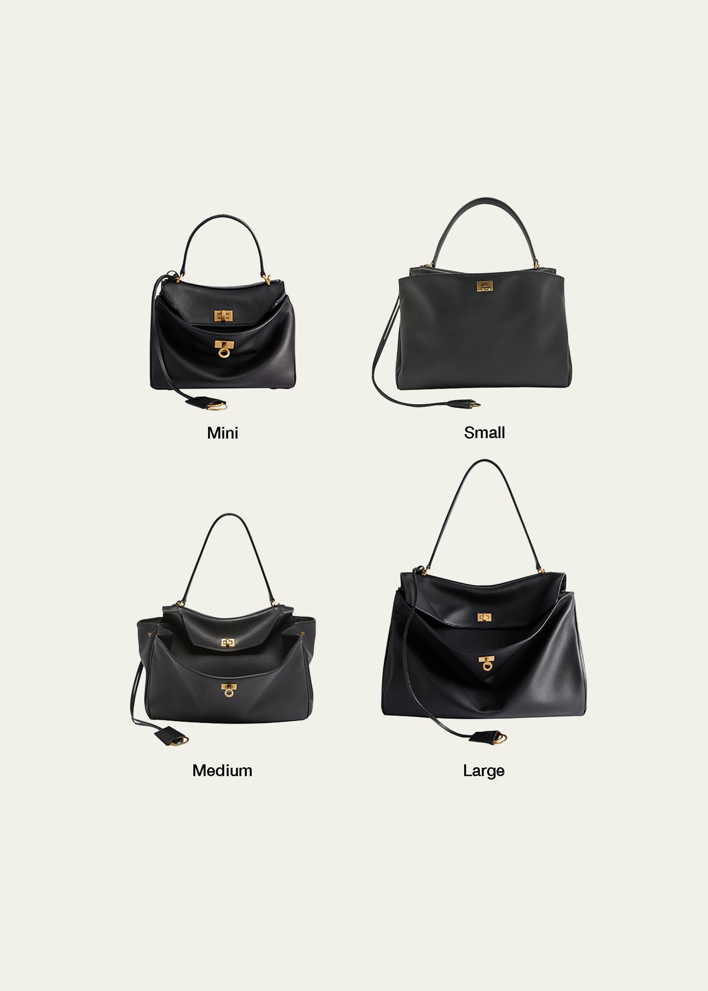 Balenciaga Rodeo Small Leather Tote Bag - Bergdorf Goodman