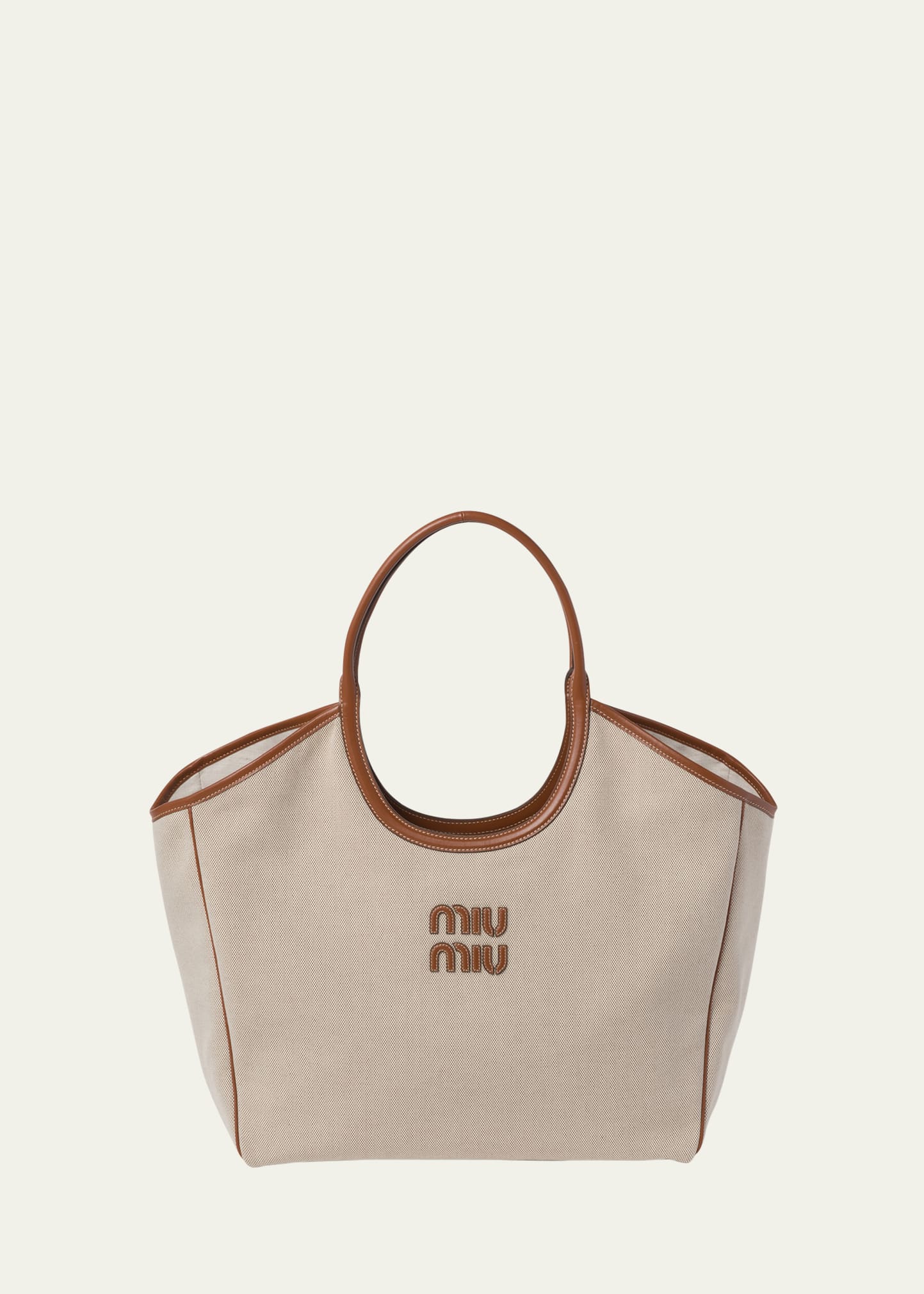 Miu miu canvas bag online