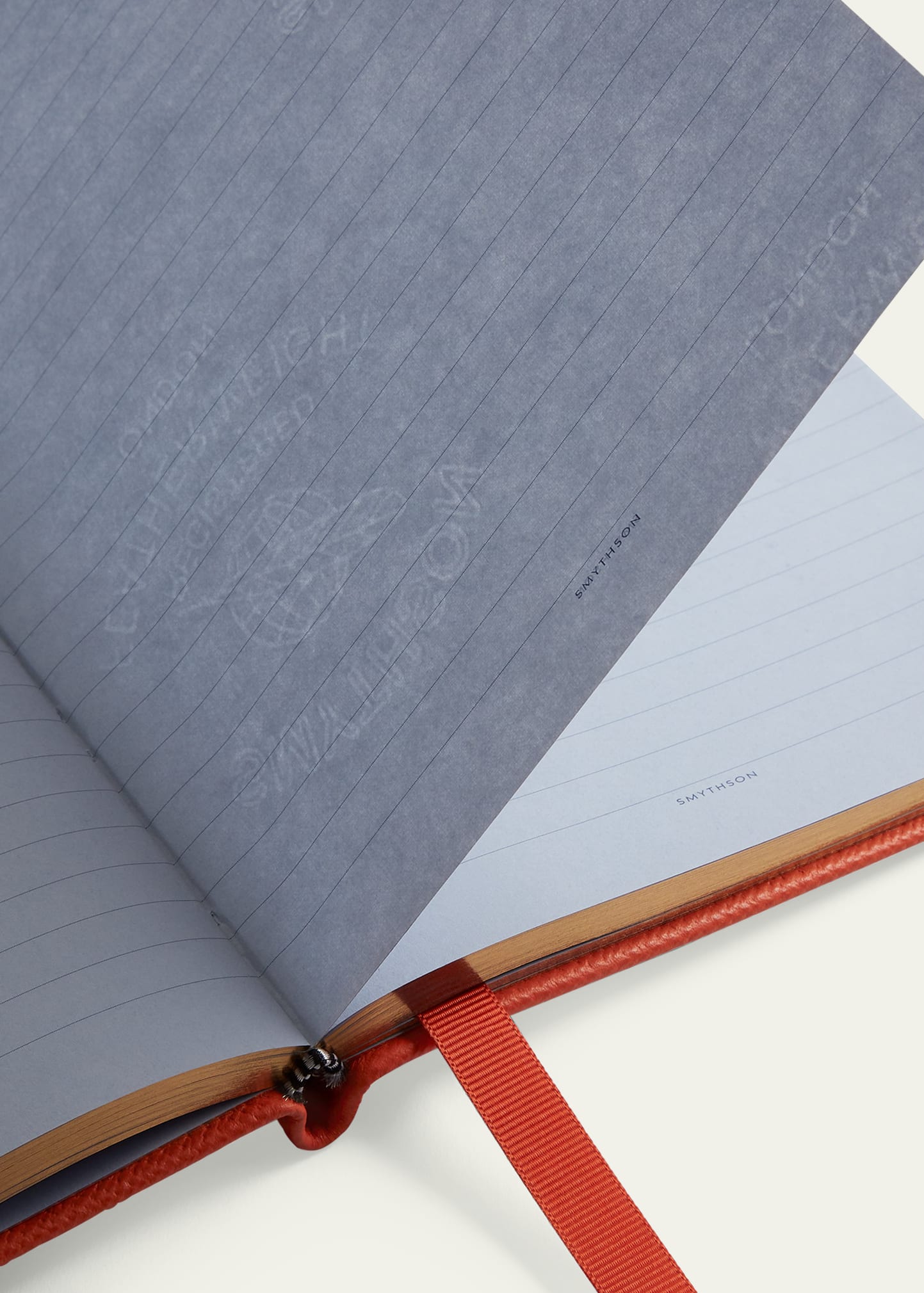 Smythson Dogs Orange Soho Notebook - Bergdorf Goodman
