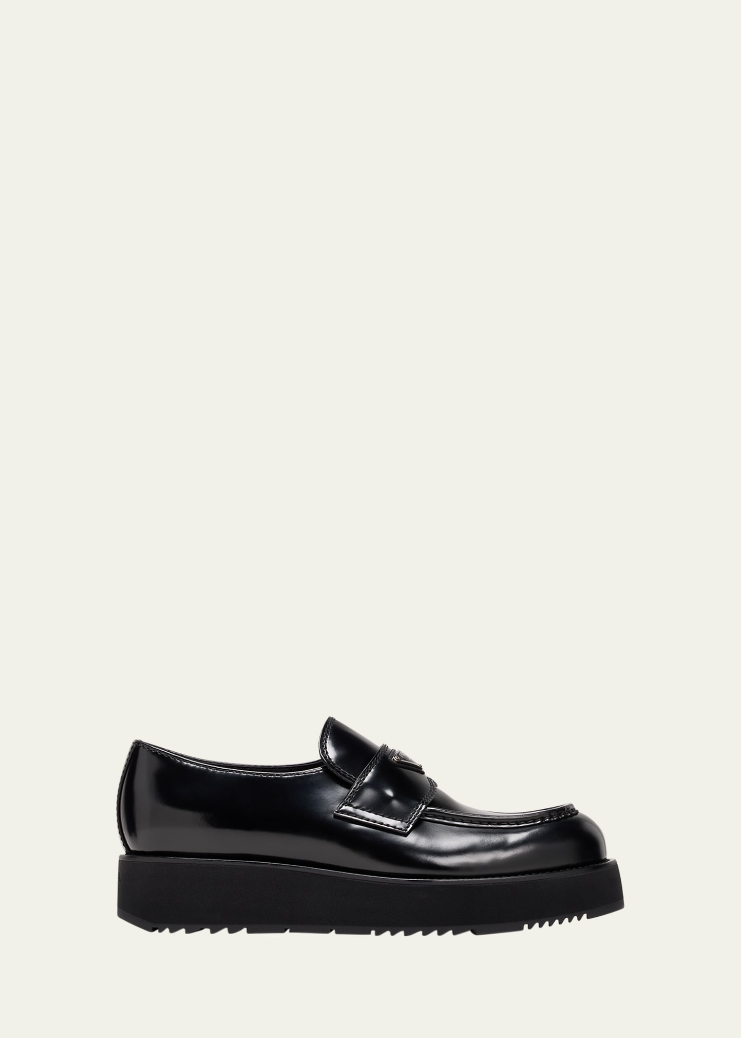 Prada Men's New Opposite Creeper Platform Loafers - Bergdorf Goodman