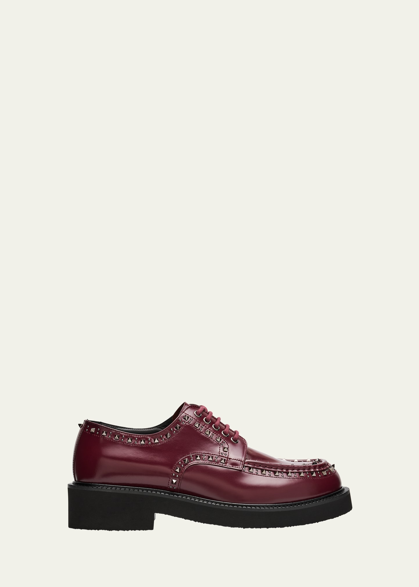 Valentino Garavani Men s Gentleglam Calfskin Derby Shoes Bergdorf Goodman
