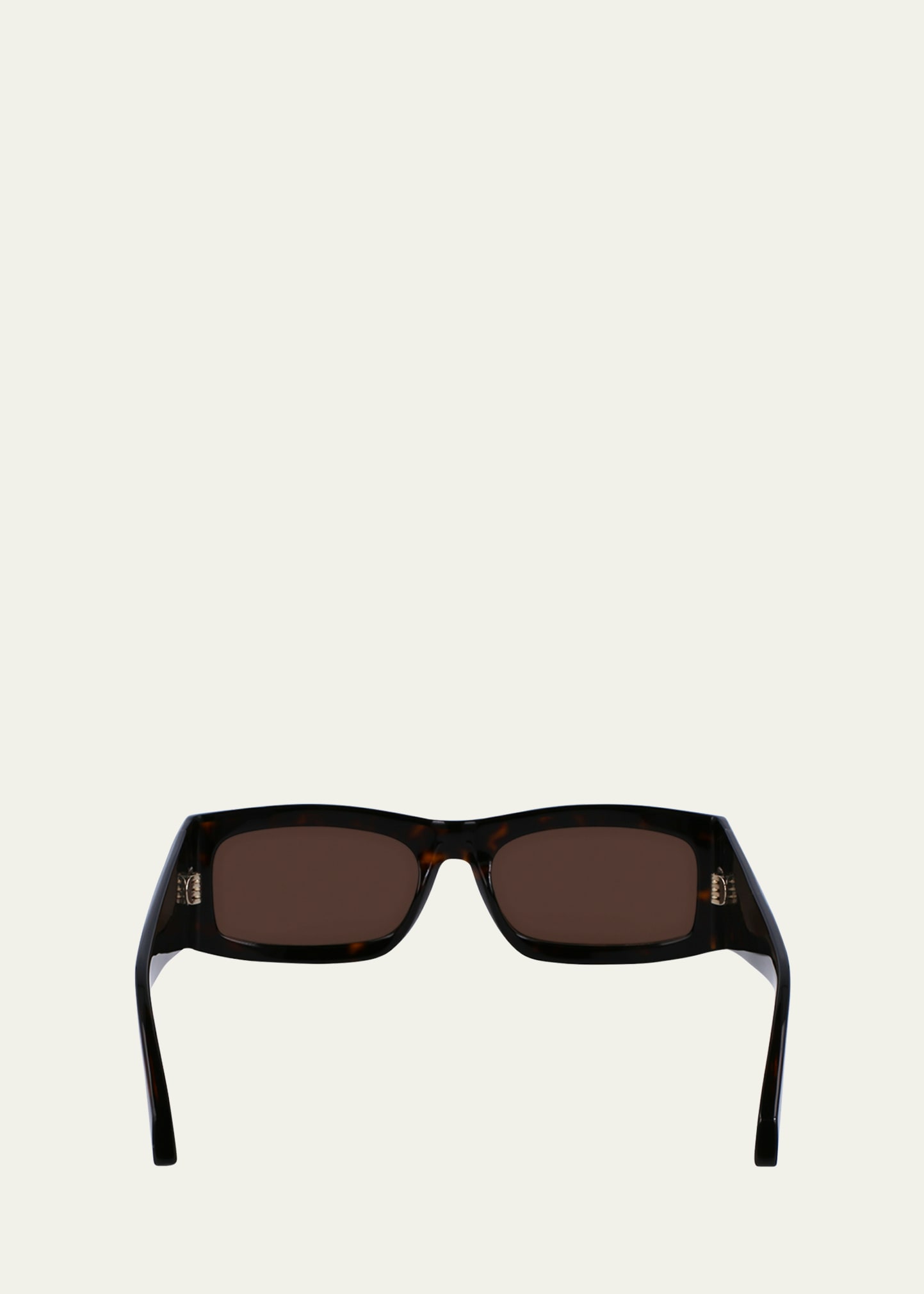 Ferragamo Men's Classic Logo Acetate Rectangle Sunglasses, 57mm