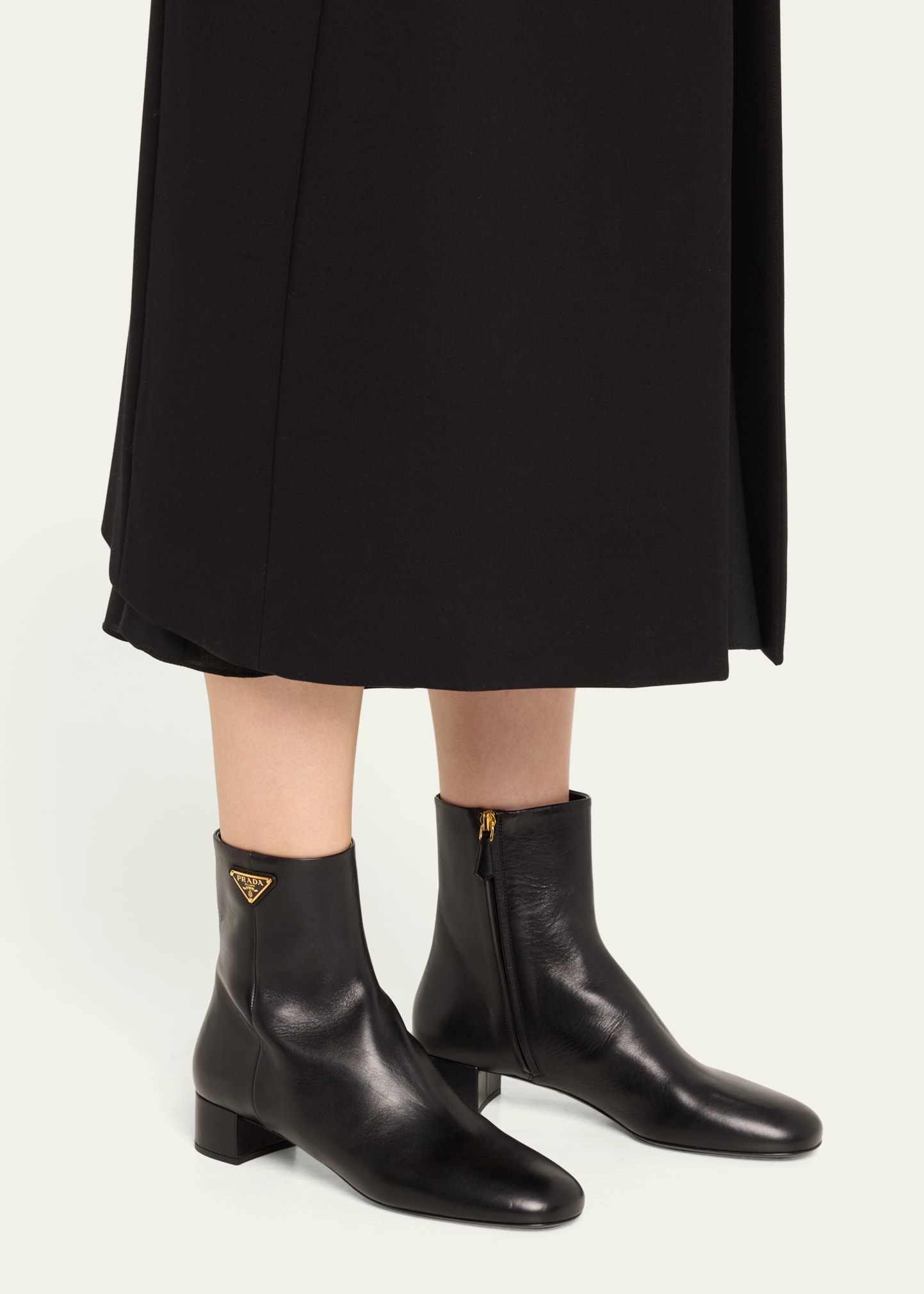 靴 PRADA JACQUARD PLATFORM ANKLE BOOTS Prada knitted jacquard platforms are the it shoes to invest in