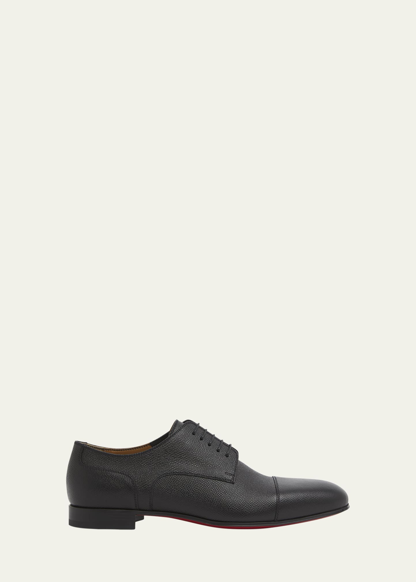 Christian Louboutin Men s Surcity Grained Leather Derby Shoes Bergdorf Goodman