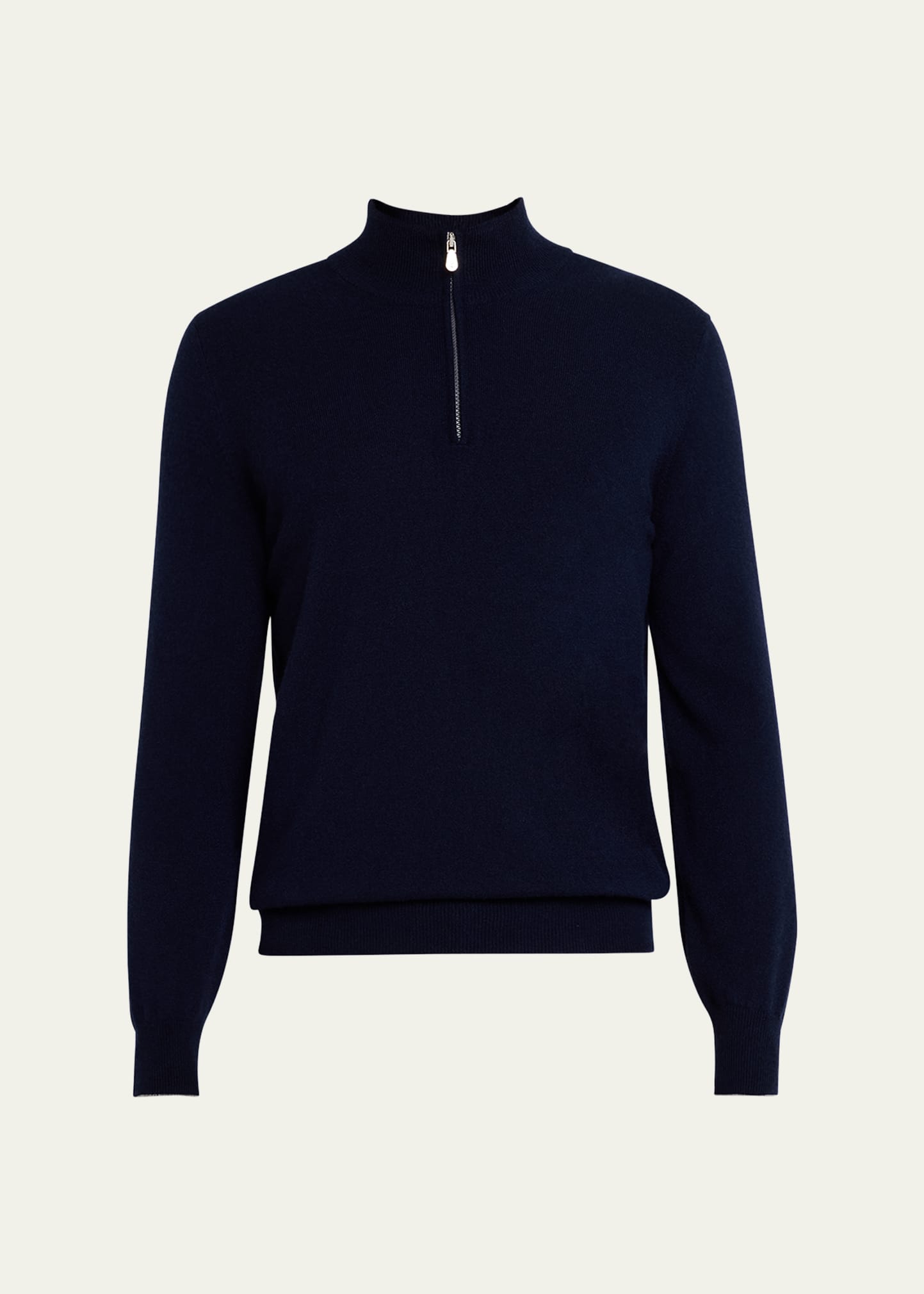 Brunello Cucinelli Men's Cashmere Quarter-Zip Sweater