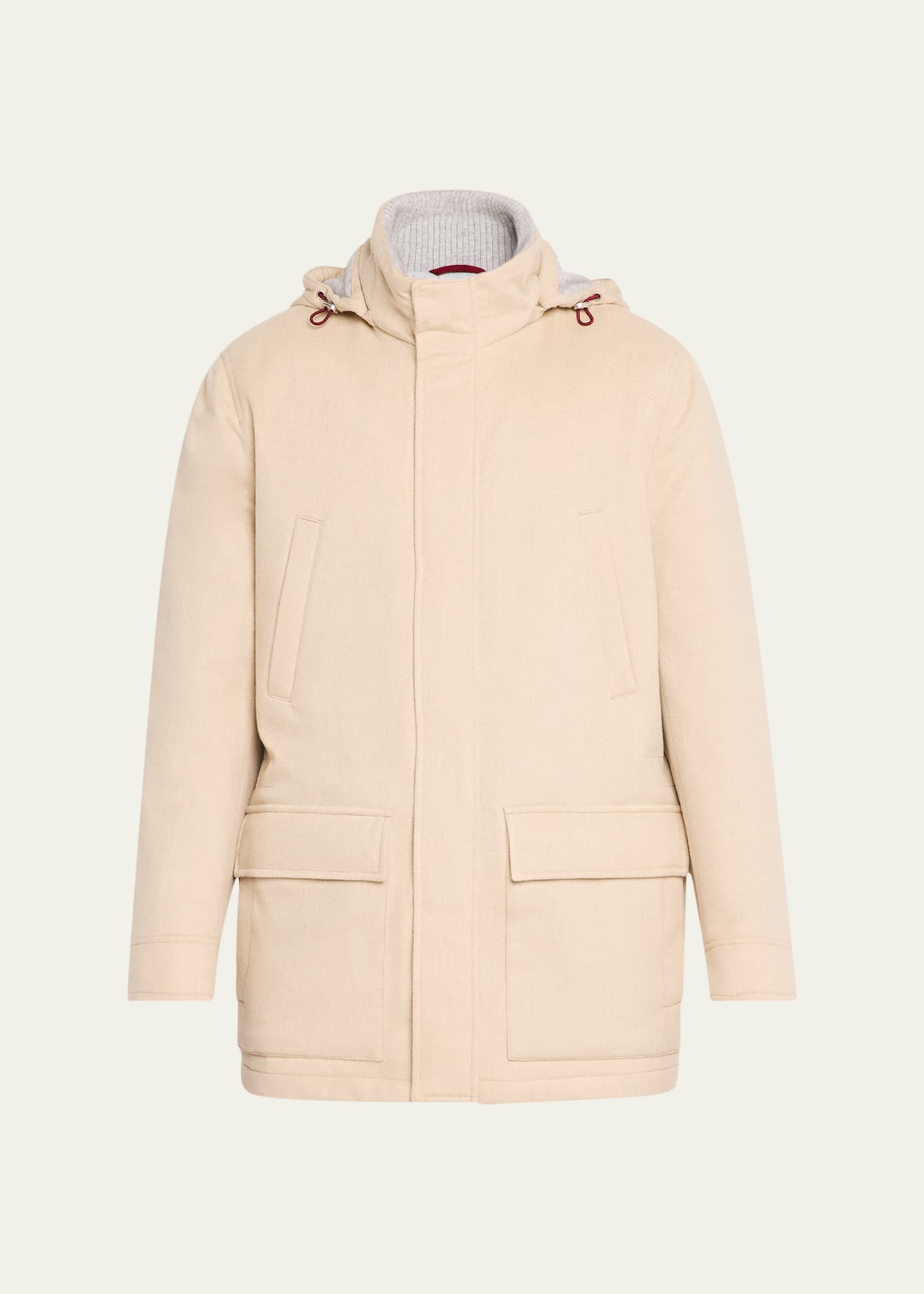 Brunello Cucinelli Men's Cashmere Zip Parka - Bergdorf Goodman