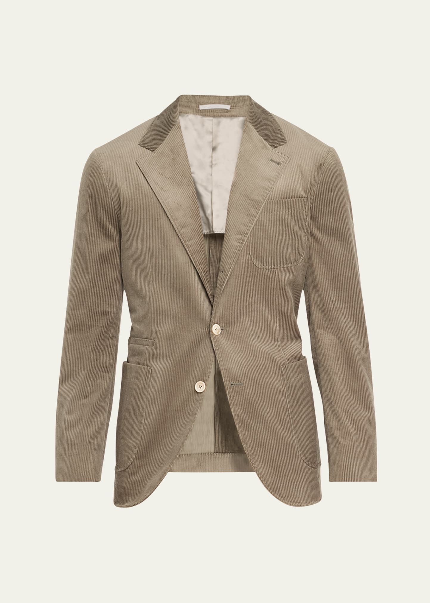 Brunello Cucinelli Men's Corduroy Patch-Pocket Sport Coat