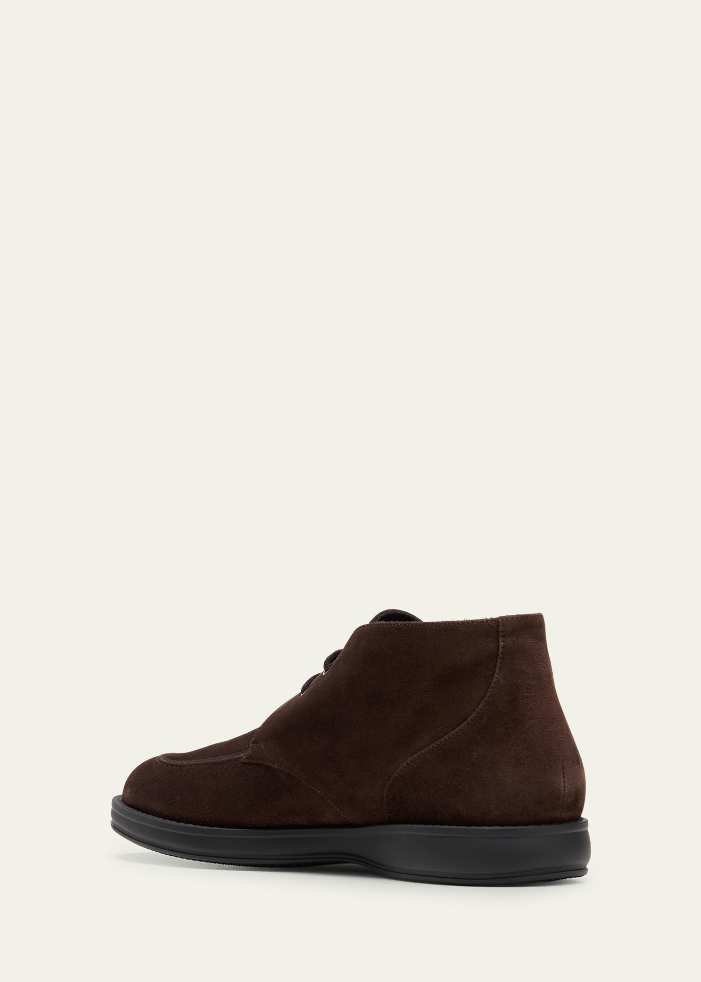 Brioni Beige Suede Chukka Boots Brioni - Chukka Zinc Suede Desert Boot | Mitchell Stores main image 2