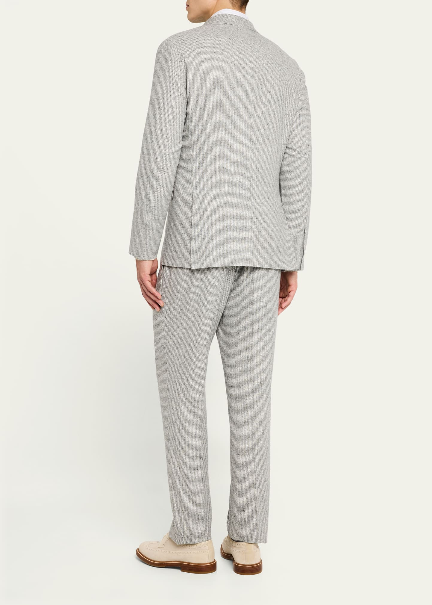 スーツ BRUNELLO CUCIBELLI 50 Wide chalk stripe deconstructed blazer for Man in Yuta