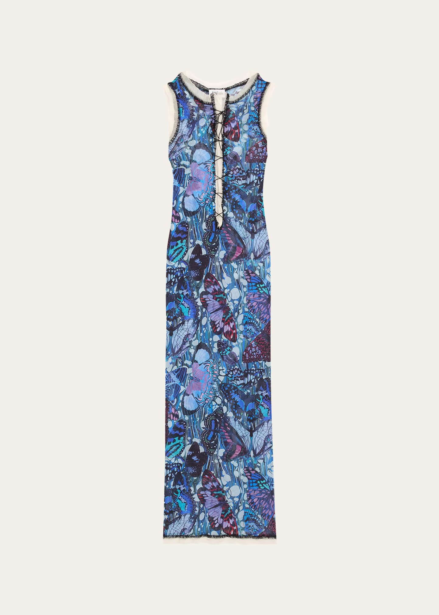 Jean Paul Gaultier ピンズ Jean Paul Gaultier ドレス - Nude, Blue, & Red | FWRD