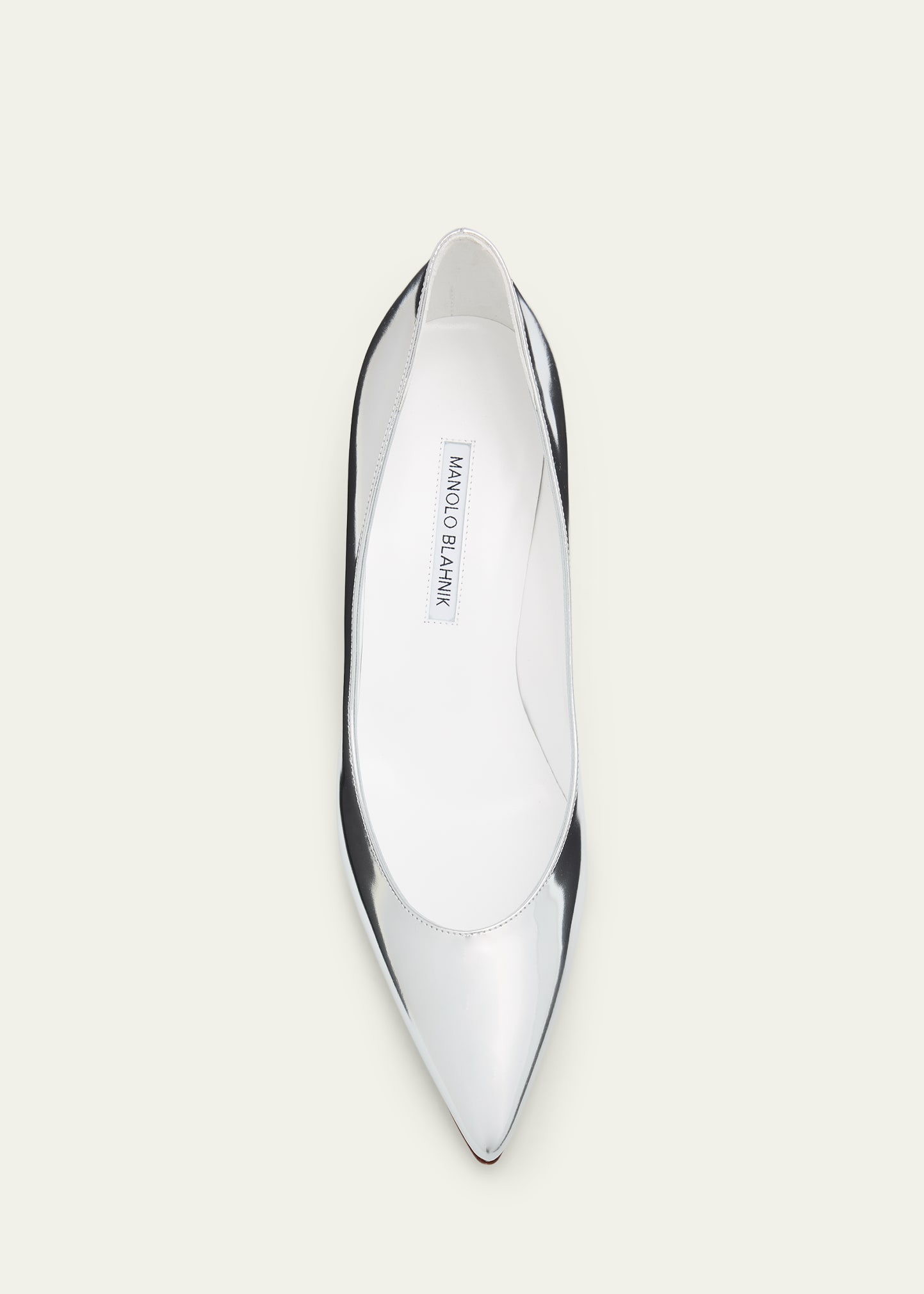 Manolo Blahnik Kietta Metallic Leather Stiletto Pumps - Bergdorf
