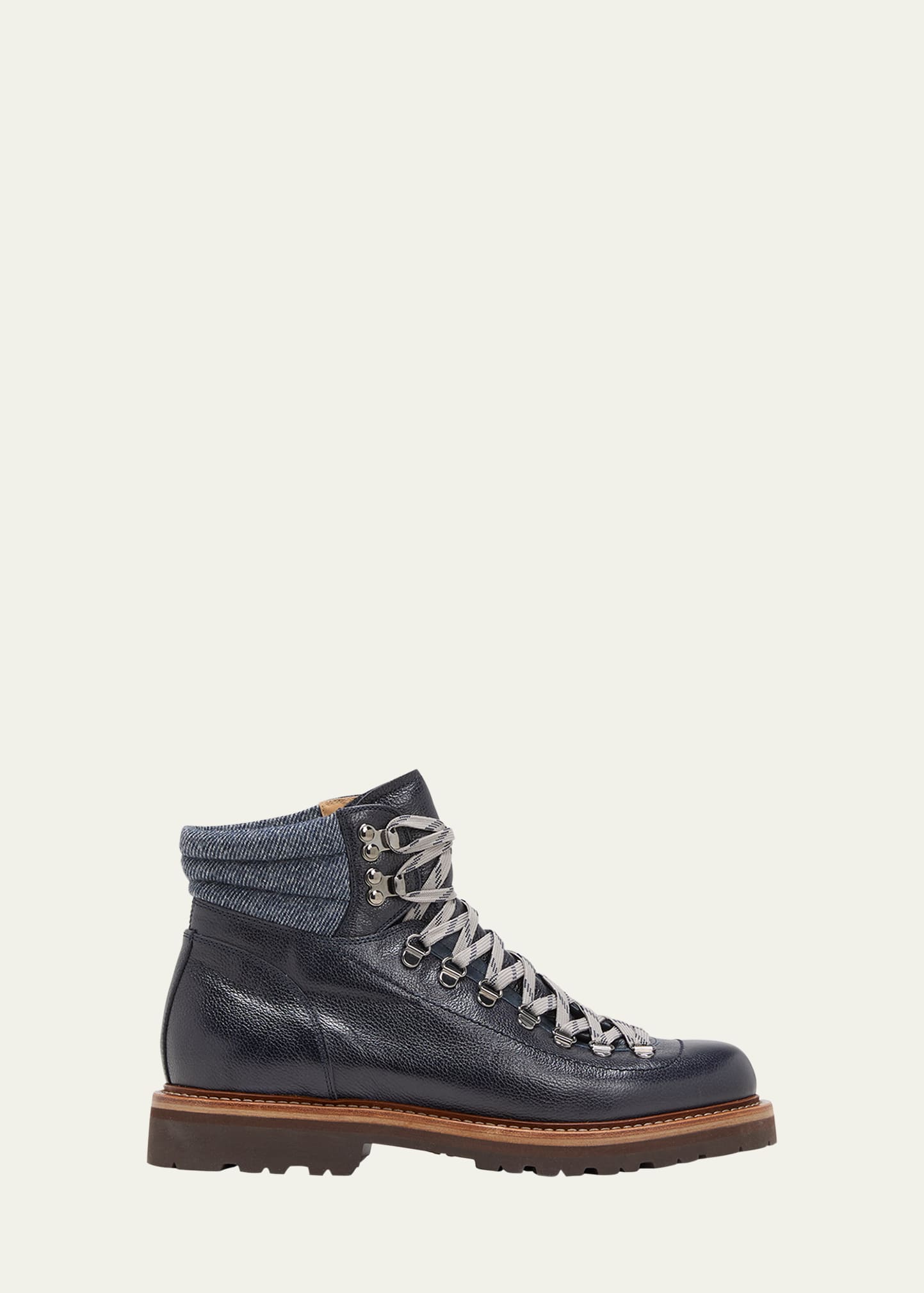 Brunello Cucinelli Men's Leather Alpine Hiking Boots - Bergdorf