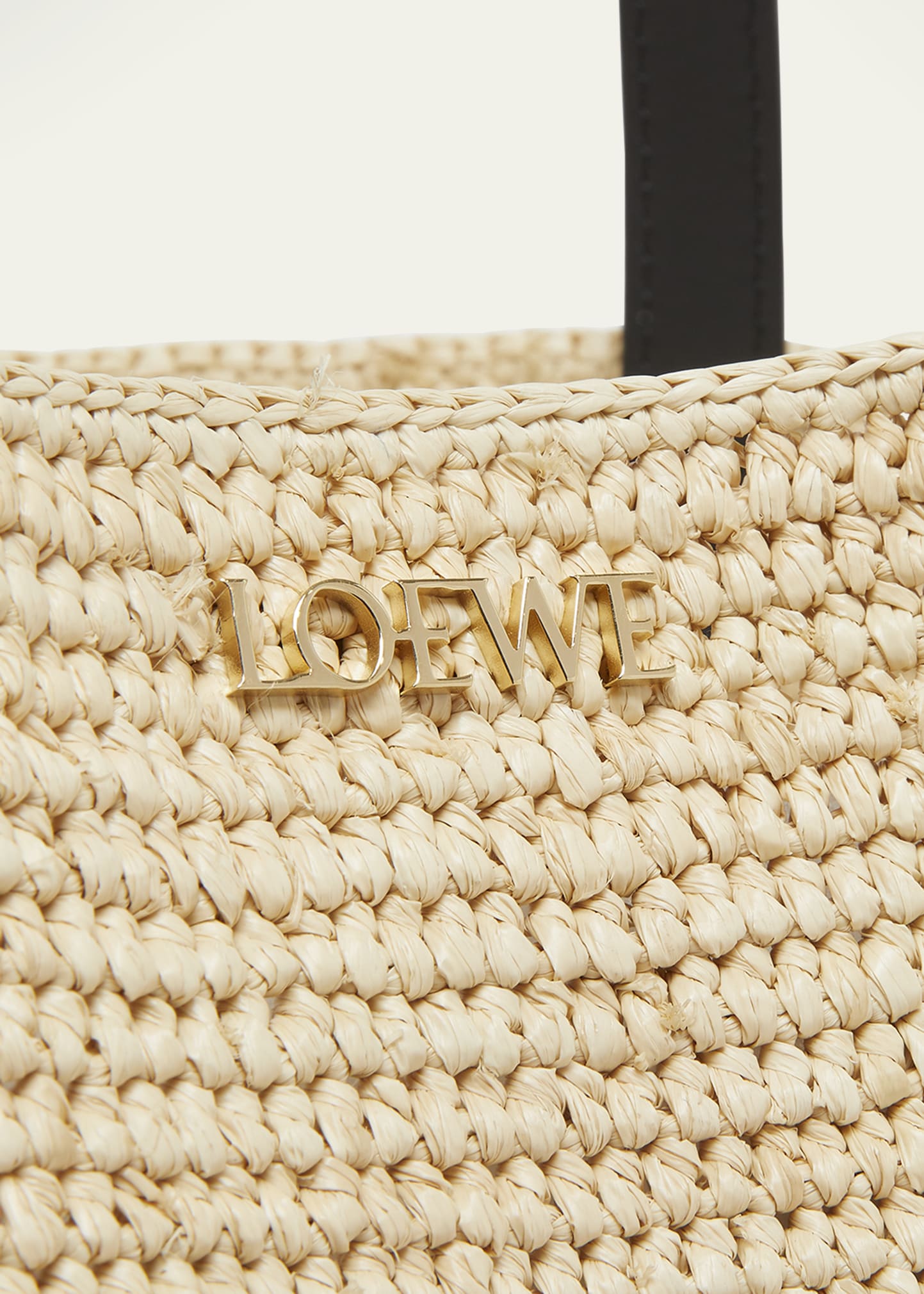 Loewe x Paula's Ibiza Medium Puzzle Fold Tote Bag in Raffia with