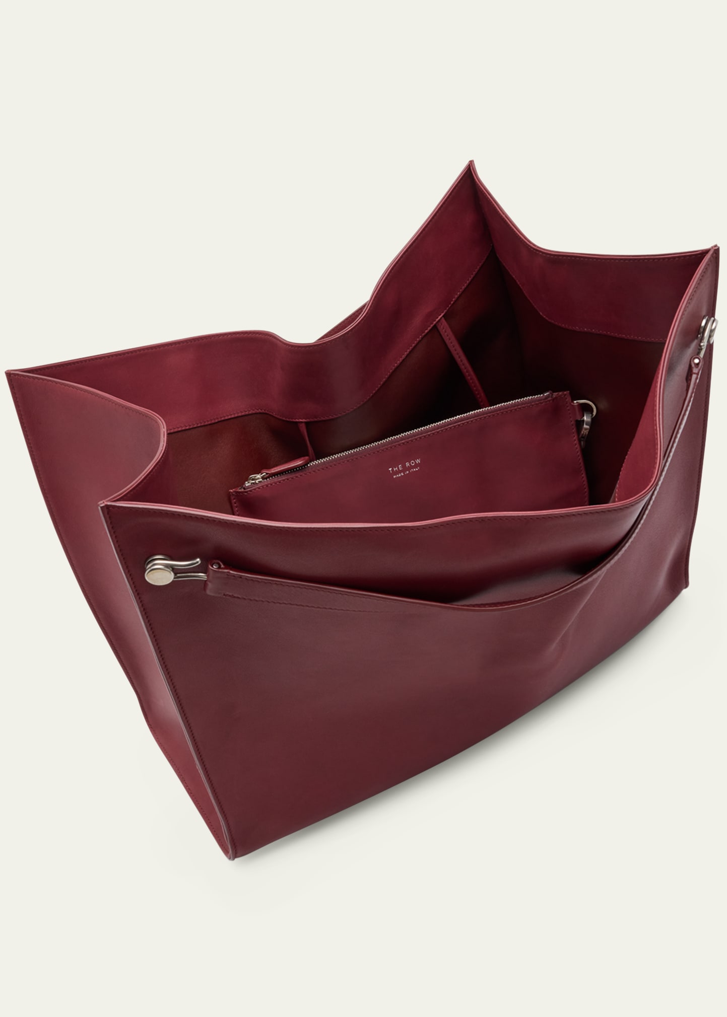 THE ROW Alexia Tote in Saddle Leather - Bergdorf Goodman