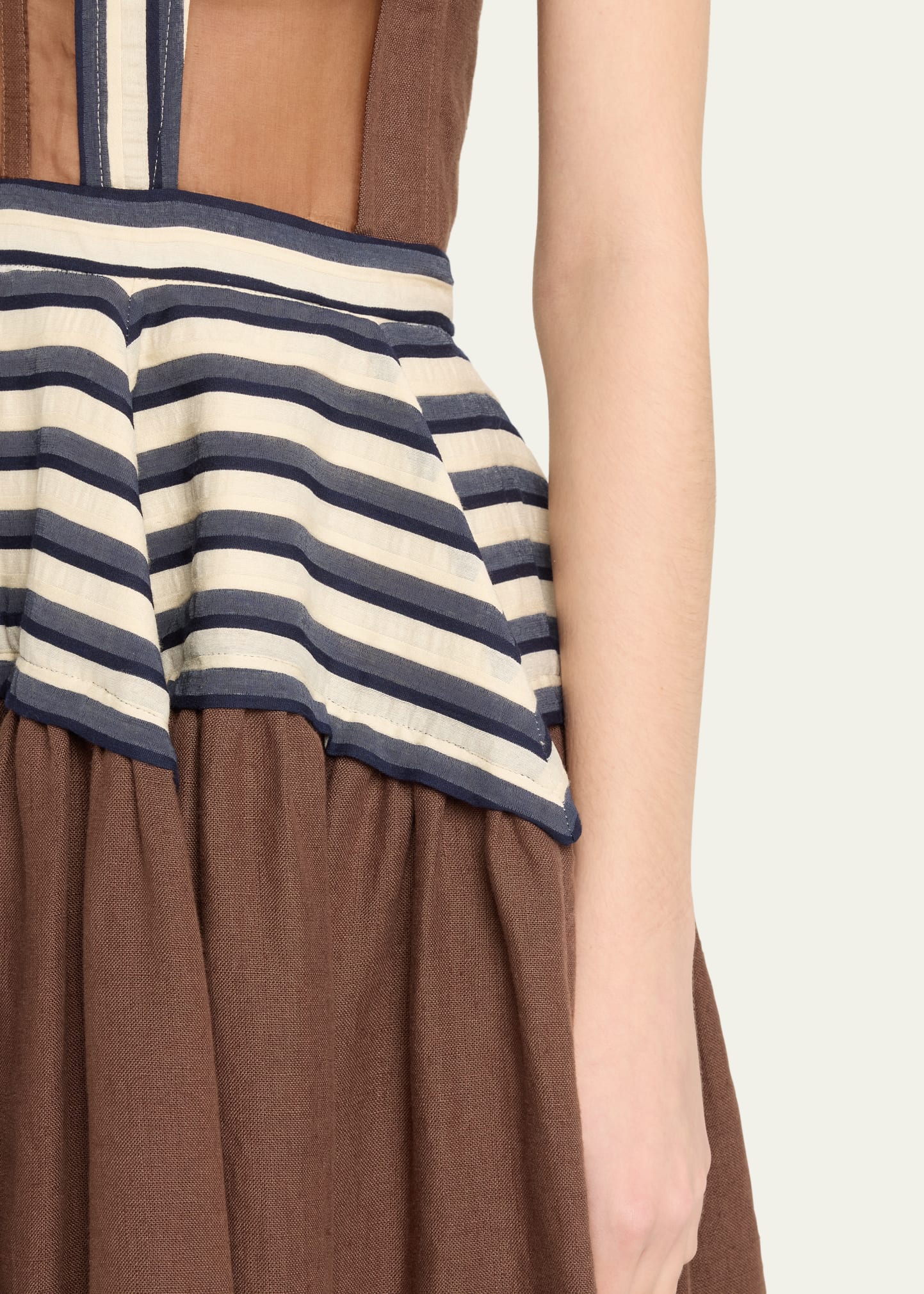 slim fit dress slacks Golden Afternoon Dress in Linen – Rosie Assoulin