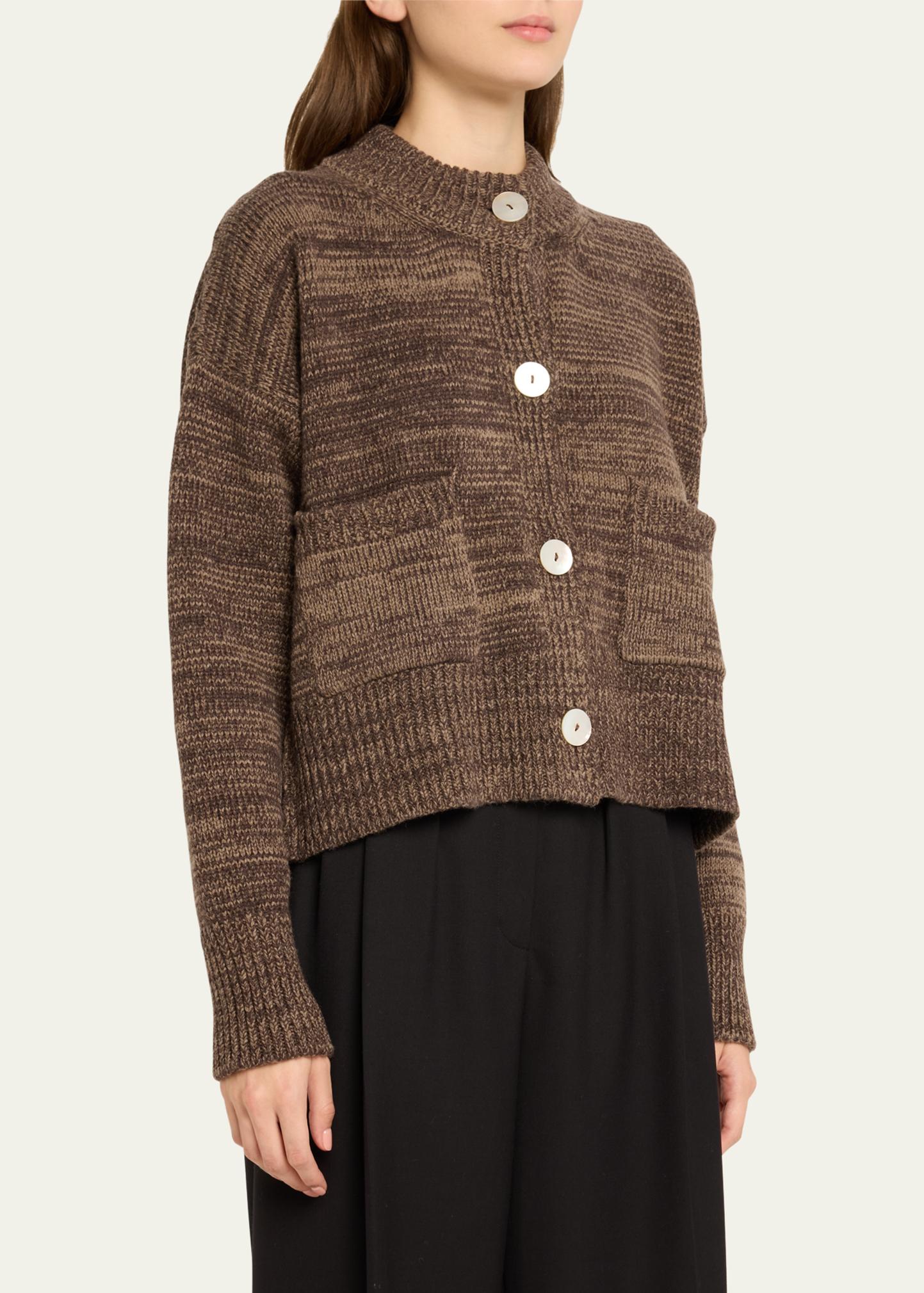 NACKIYE Icebreaker Loose Wool Cashmere Cardigan - Bergdorf Goodman