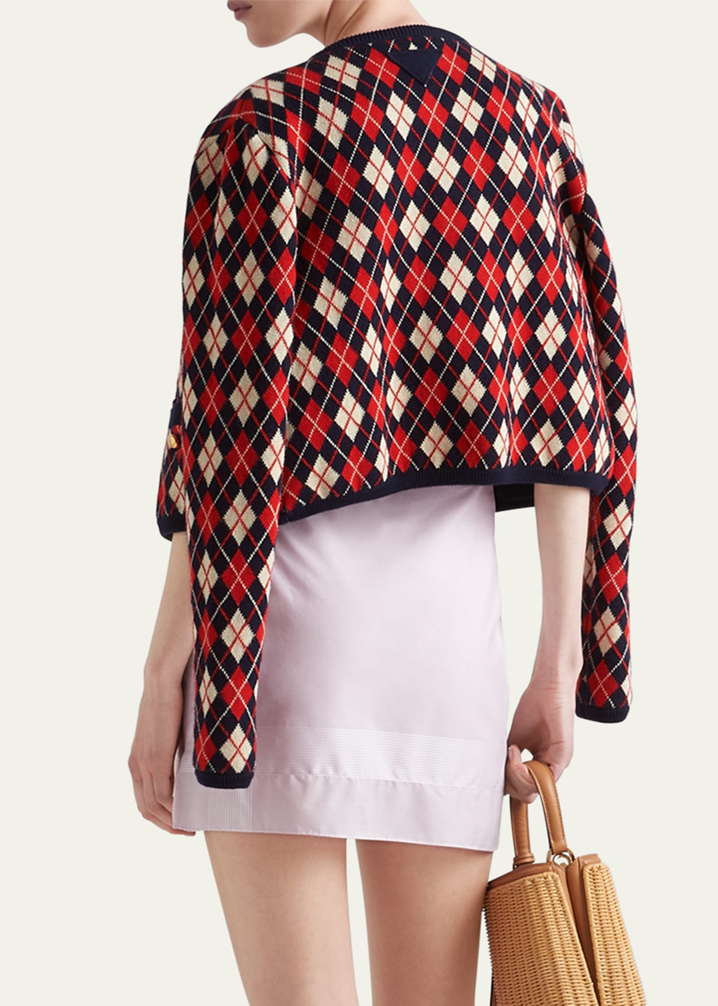 トップス PRADA 2021 Technical Jacquard Sweater Prada Jacquard Knit Oversized Pullover — UFO No More