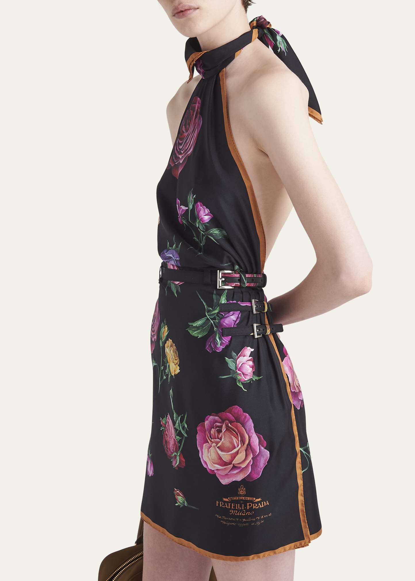 【プラダ・PRADA】Silk mini-dress bg_4817290_100106_c