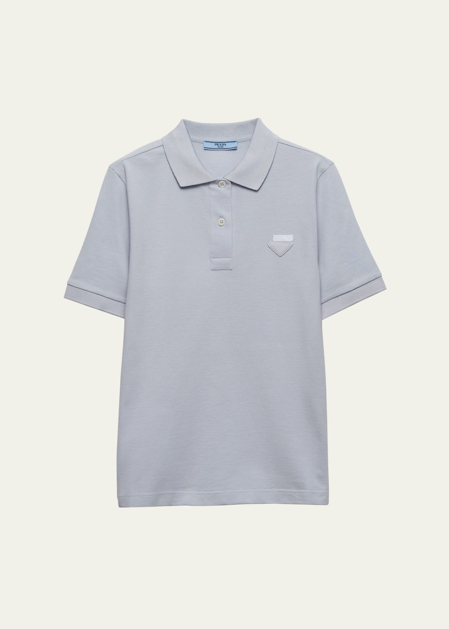 Prada blue polo shirt hotsell