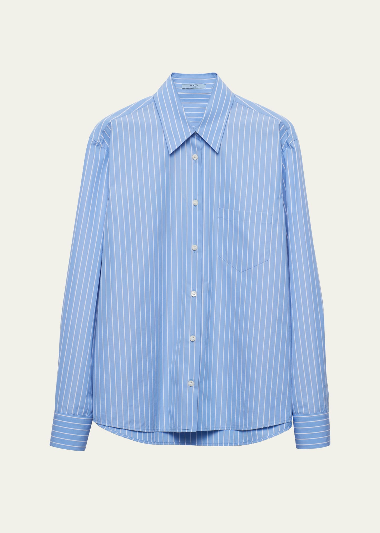 RRP US$1,500 Prada all over kiss print cotton poplin off the