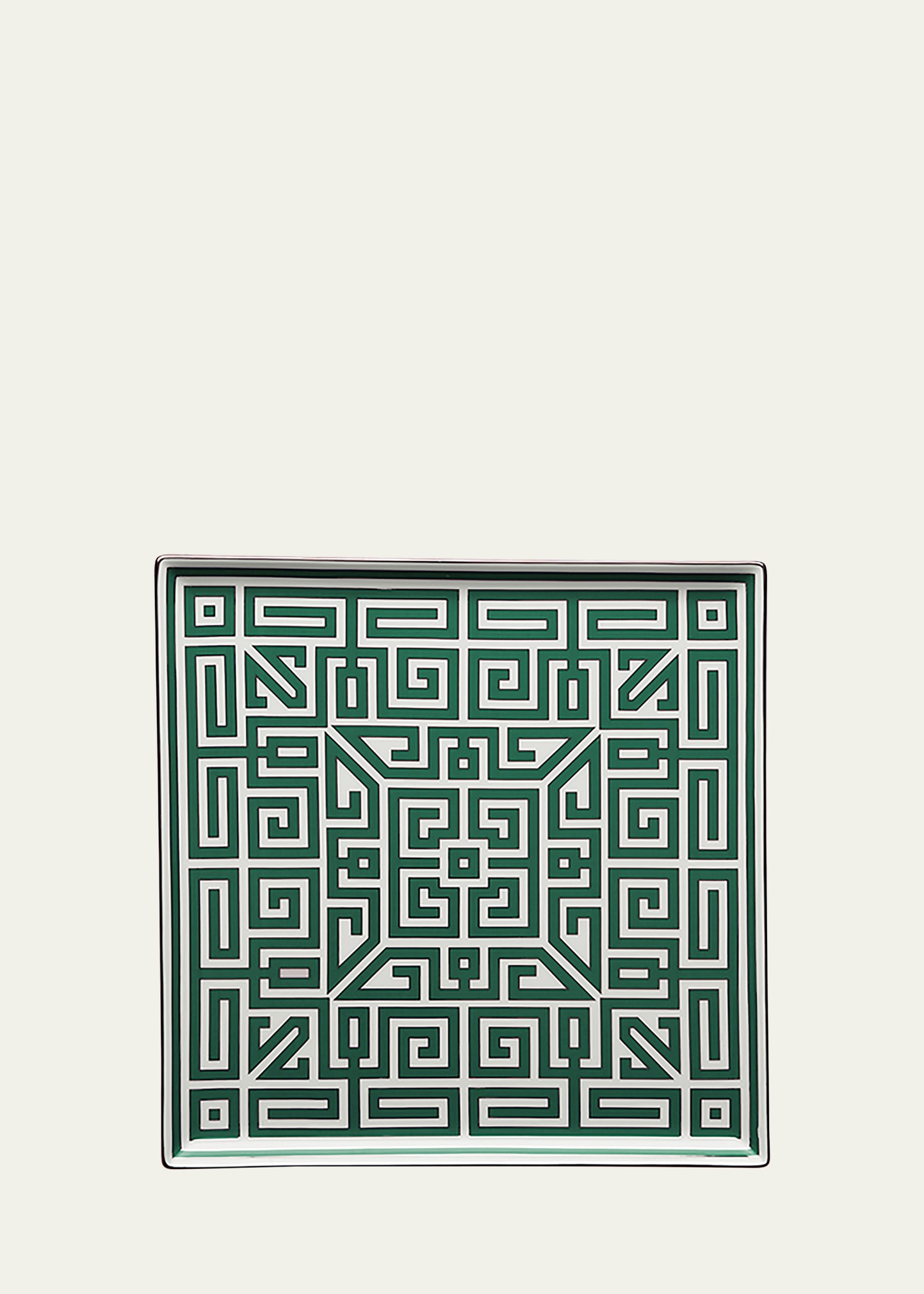 Labirinto Emerald Green Squared Plate | GINORI 1735
