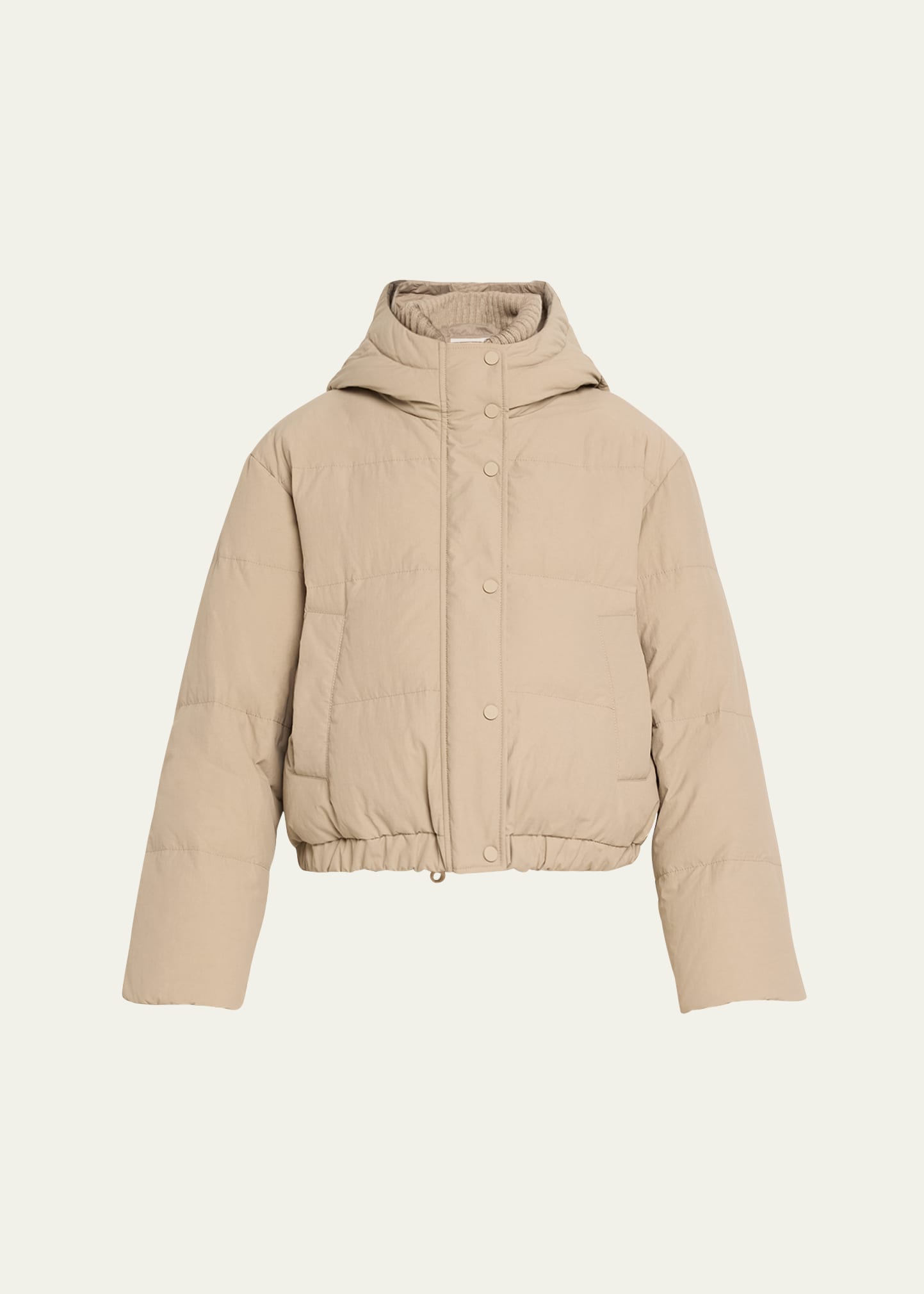 Brunello Cucinelli Cropped Down Feather Padded Drawstring