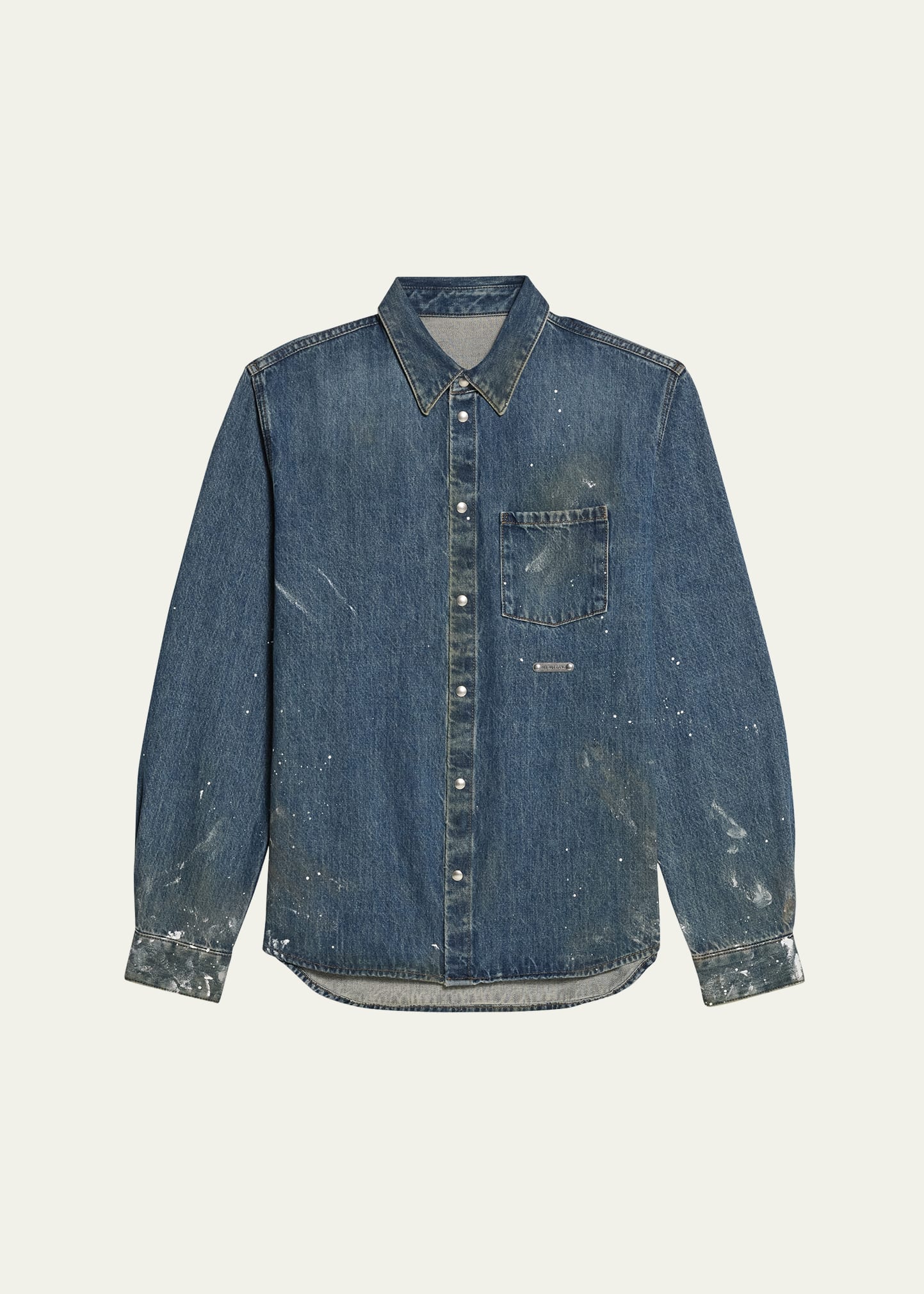 Helmut Lang Denim Shirt Jacket International Shipping