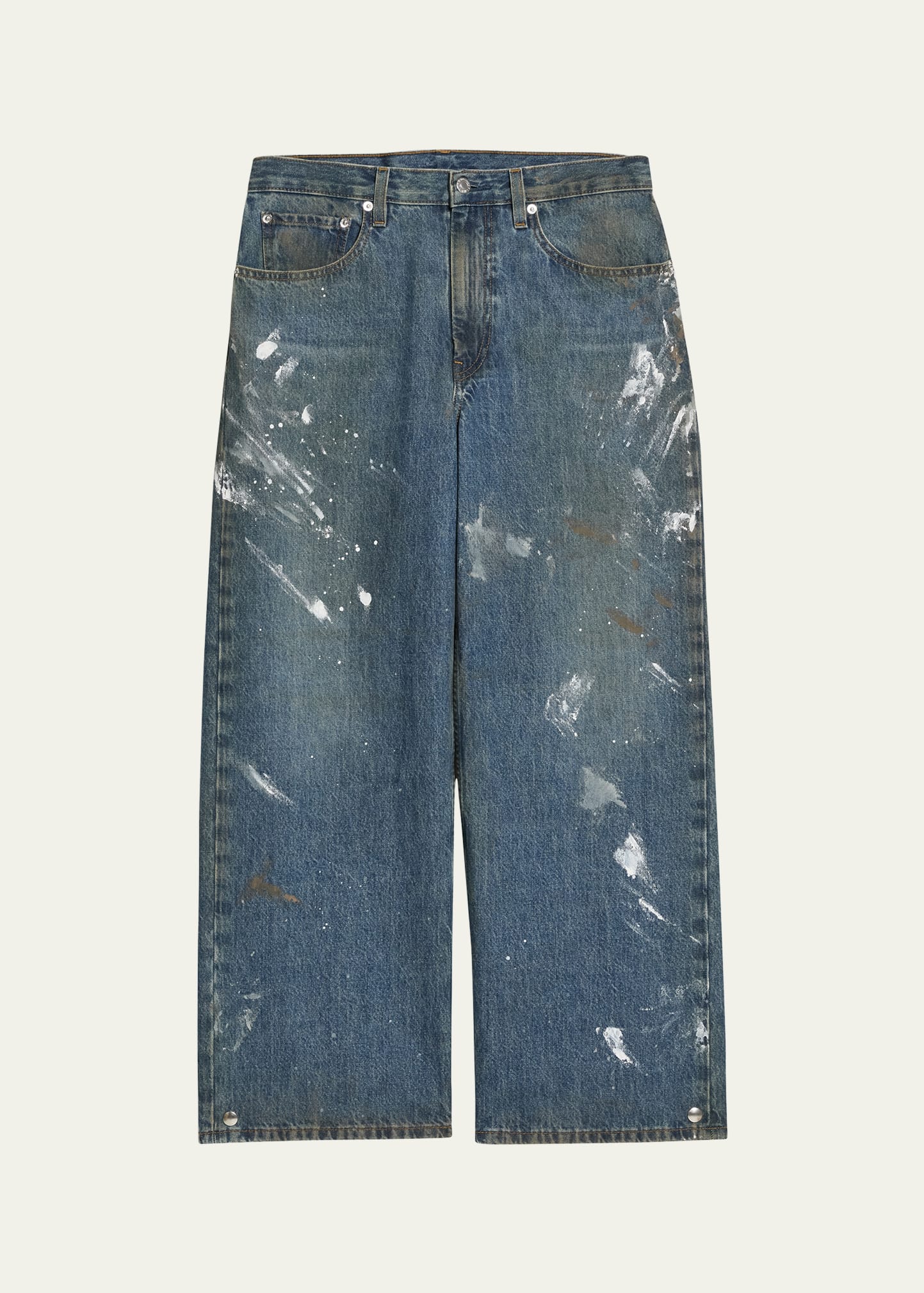 Helmut Lang Wide-Leg Jeans International Shipping