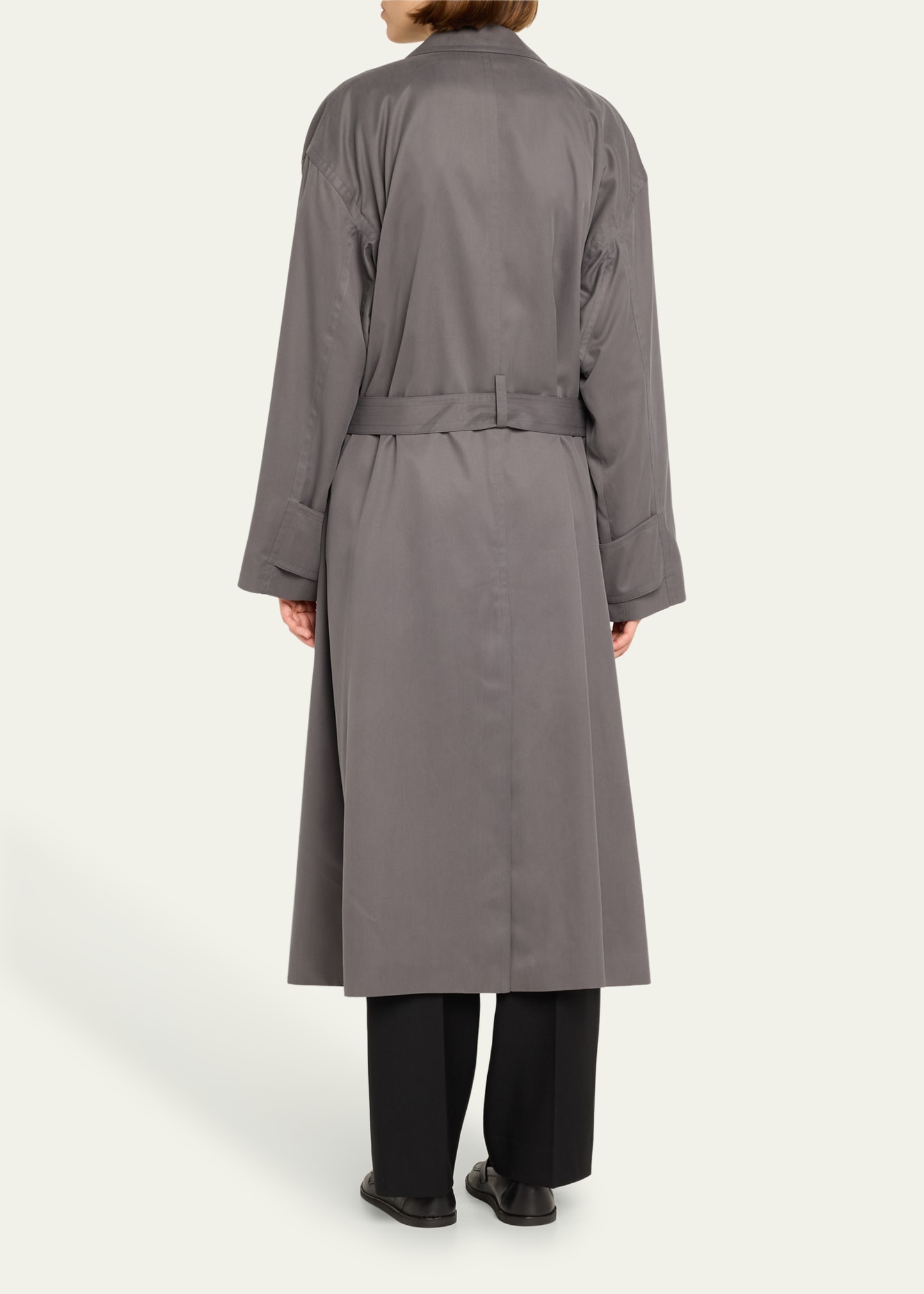 eriko☆美品TODAYFUL Tuck Over Trenchcoat Misook + Floral Embroidered Belted Woven Trench Coat