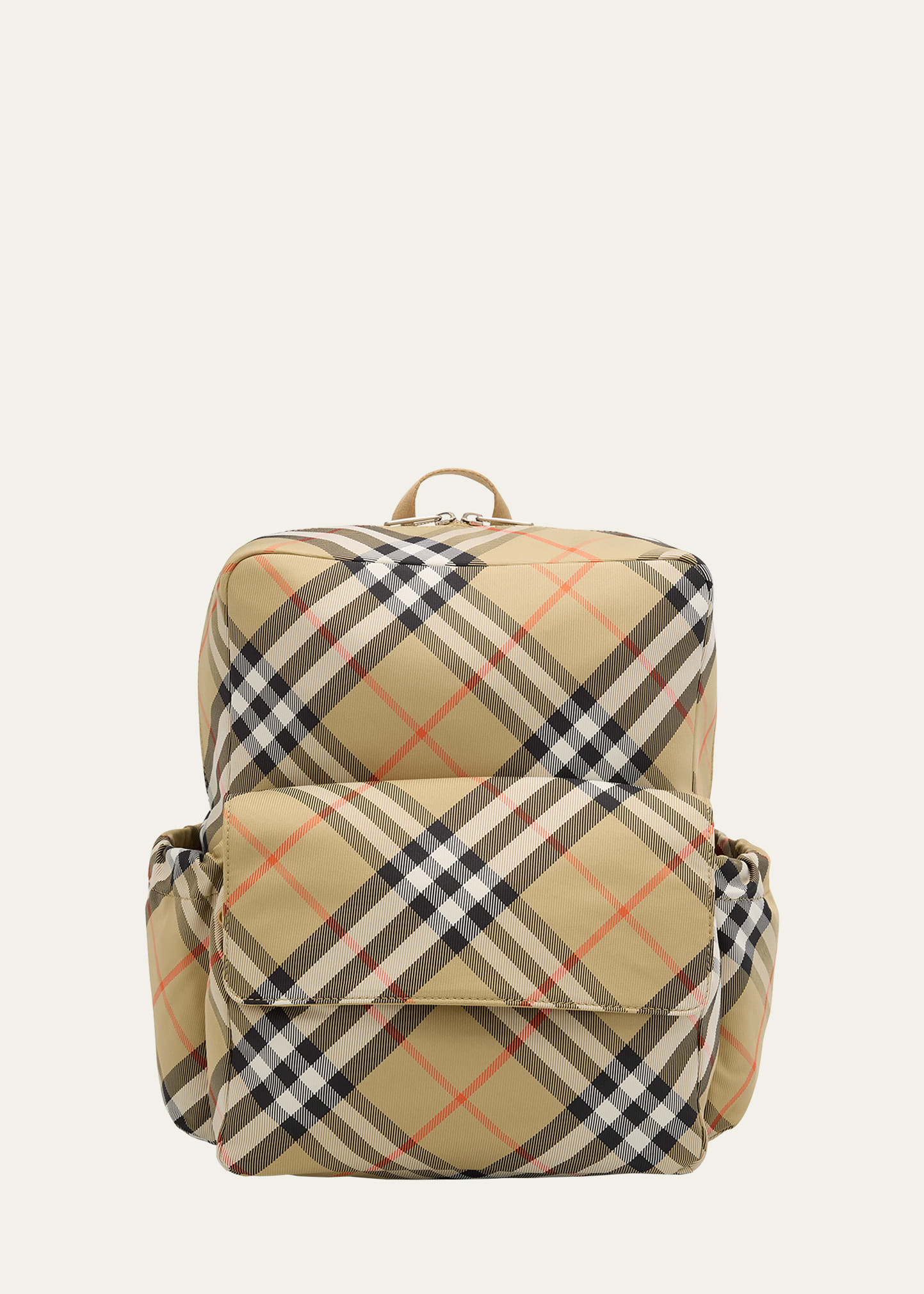 希少Burberry キルティングリュックキッズ用 Burberry Kid's Check-Print Backpack - Bergdorf Goodman