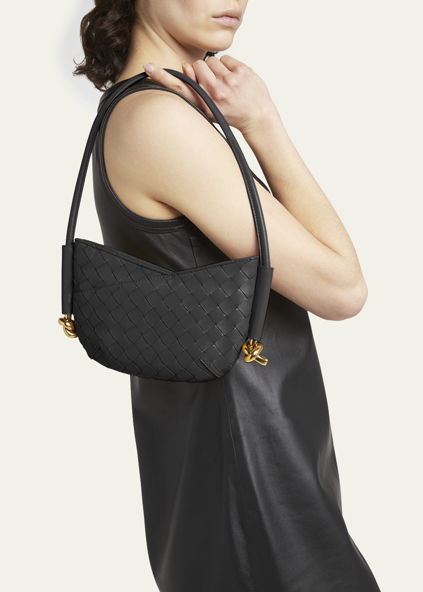 新作☆【Bottega Veneta】「ミニ ソルスティス」ホーボーバッグ Bottega Veneta Mini Solstice Hobo Bag - Bergdorf Goodman