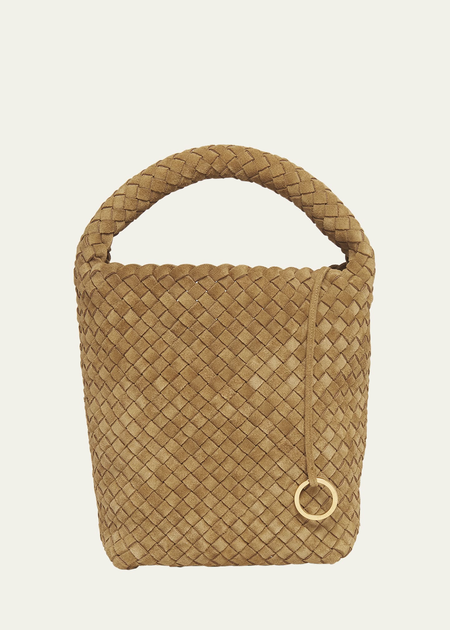 ショルダーバッグ・ポシェット BOTTEGA VENETA CAPPUCCINO SUEDE SMALL CABAT BUCKET BAG Cappuccino suede small Cabat bucket bag – G&B