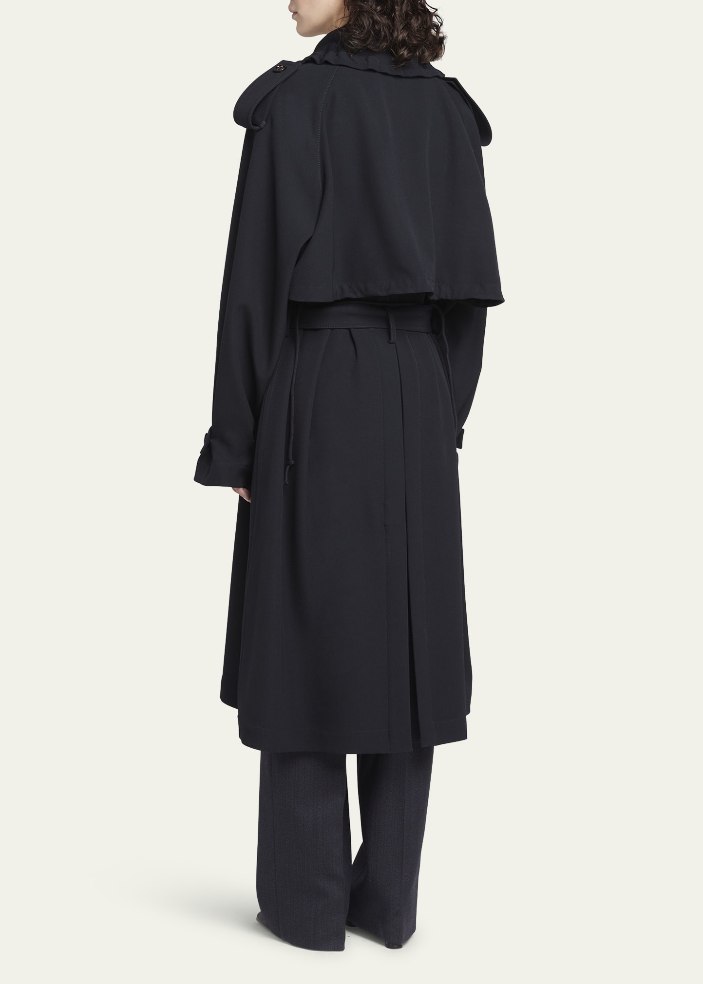【BOTTEGA VENETA】Belted Trench Coat/追跡可能/全国送料無料 bg_4822931_100404_m