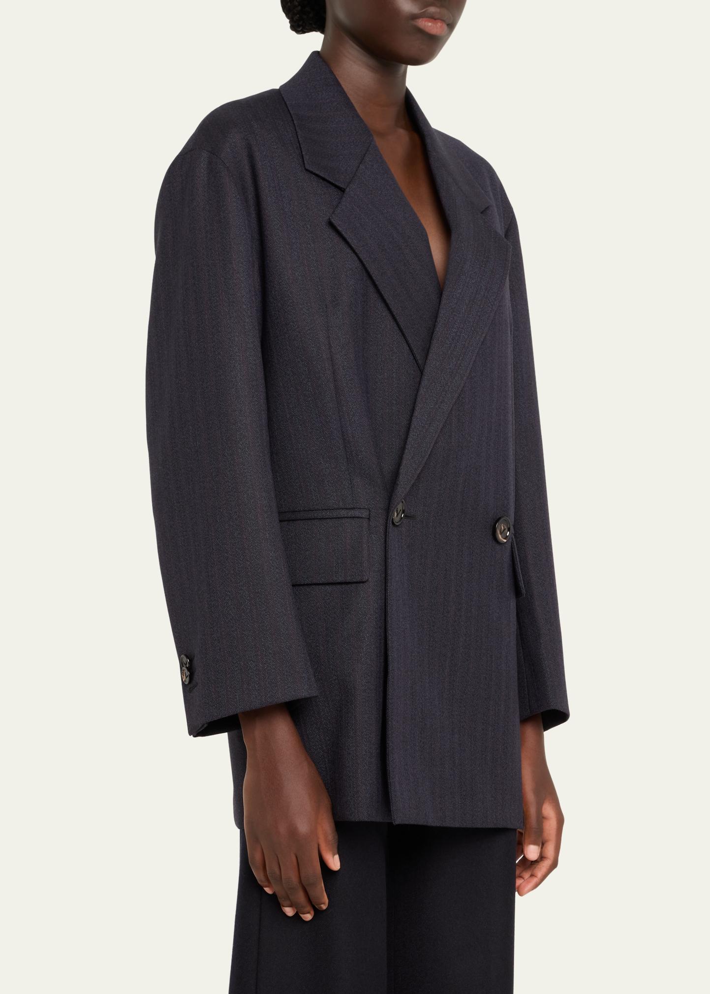 BOTTEGA VENETA◇21AW/ボトム/34/ウール/BLK/681895 Bottega Veneta 