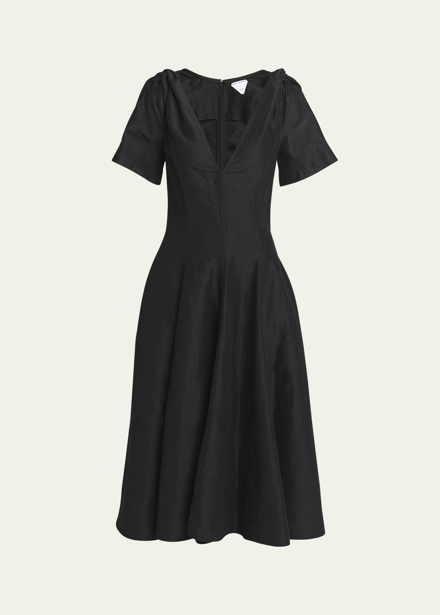 ワンピース BOTTEGA VENETA DRESS (798234V4JU0 1000) Bottega Veneta Sweetheart Dress - Meghan Maven